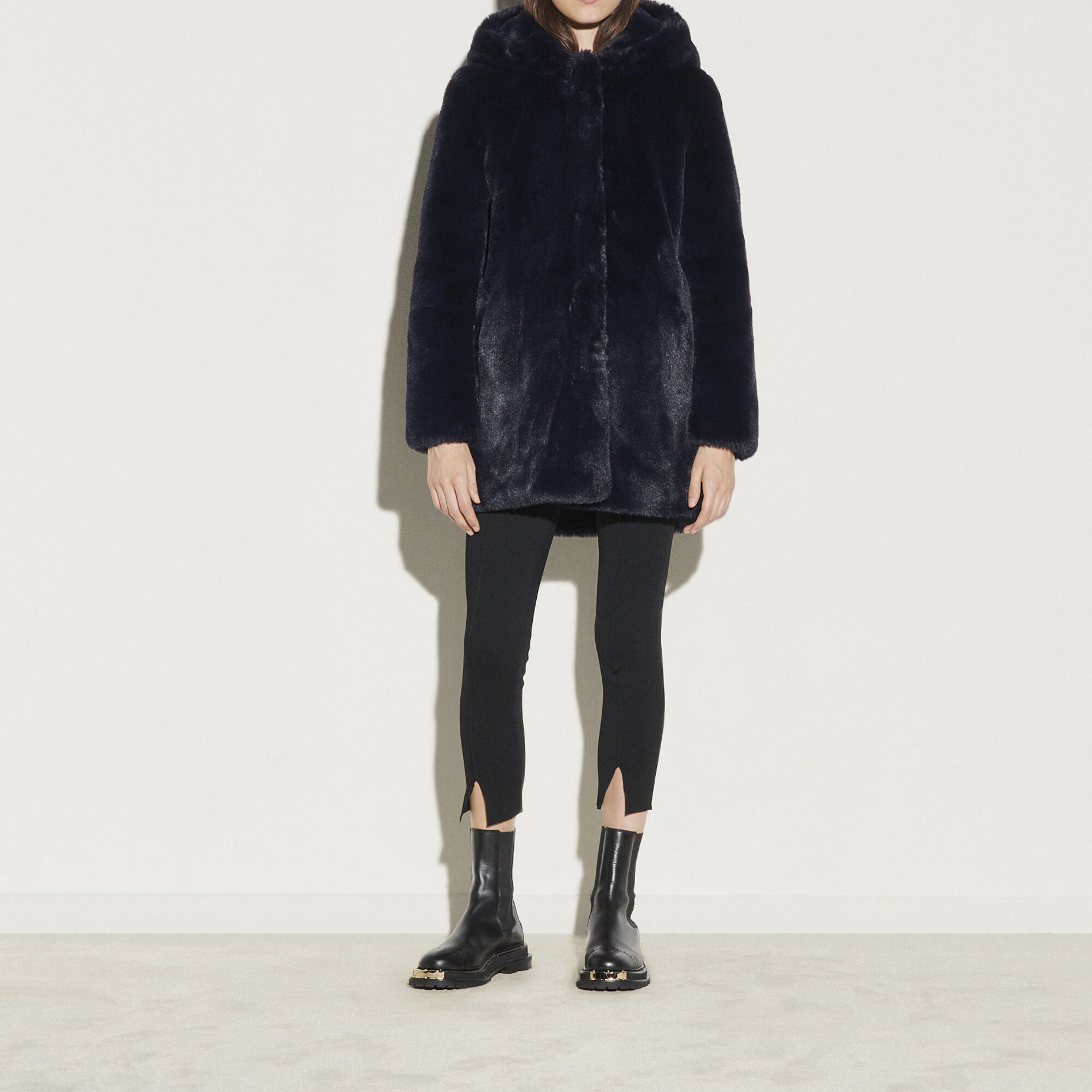 sandro paris camel coat