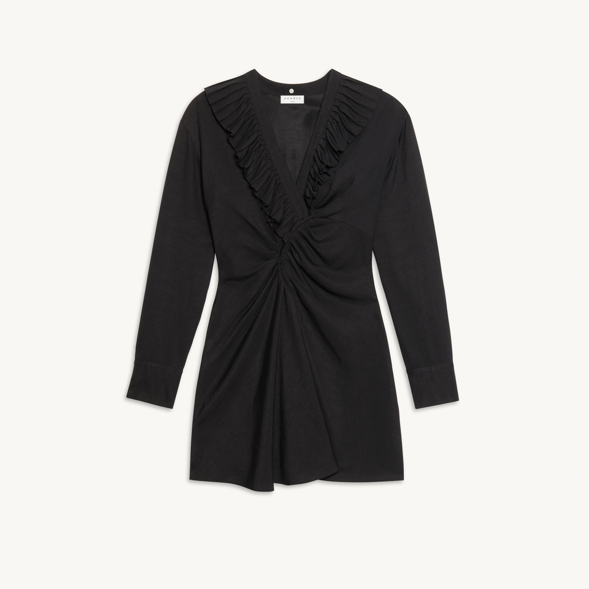Sandro top robe noir