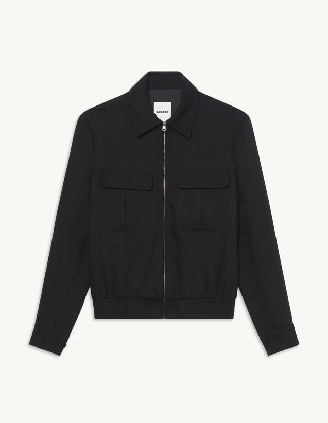Fifties Zip-up jacket - Coats & Jackets | Sandro Paris