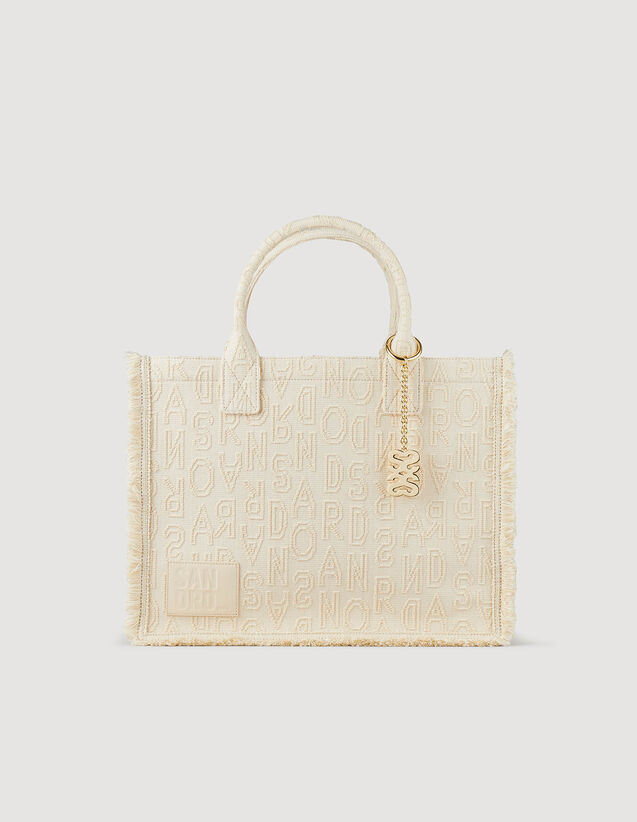 Kasbah embroidered shopping bag Ecru US_Womens