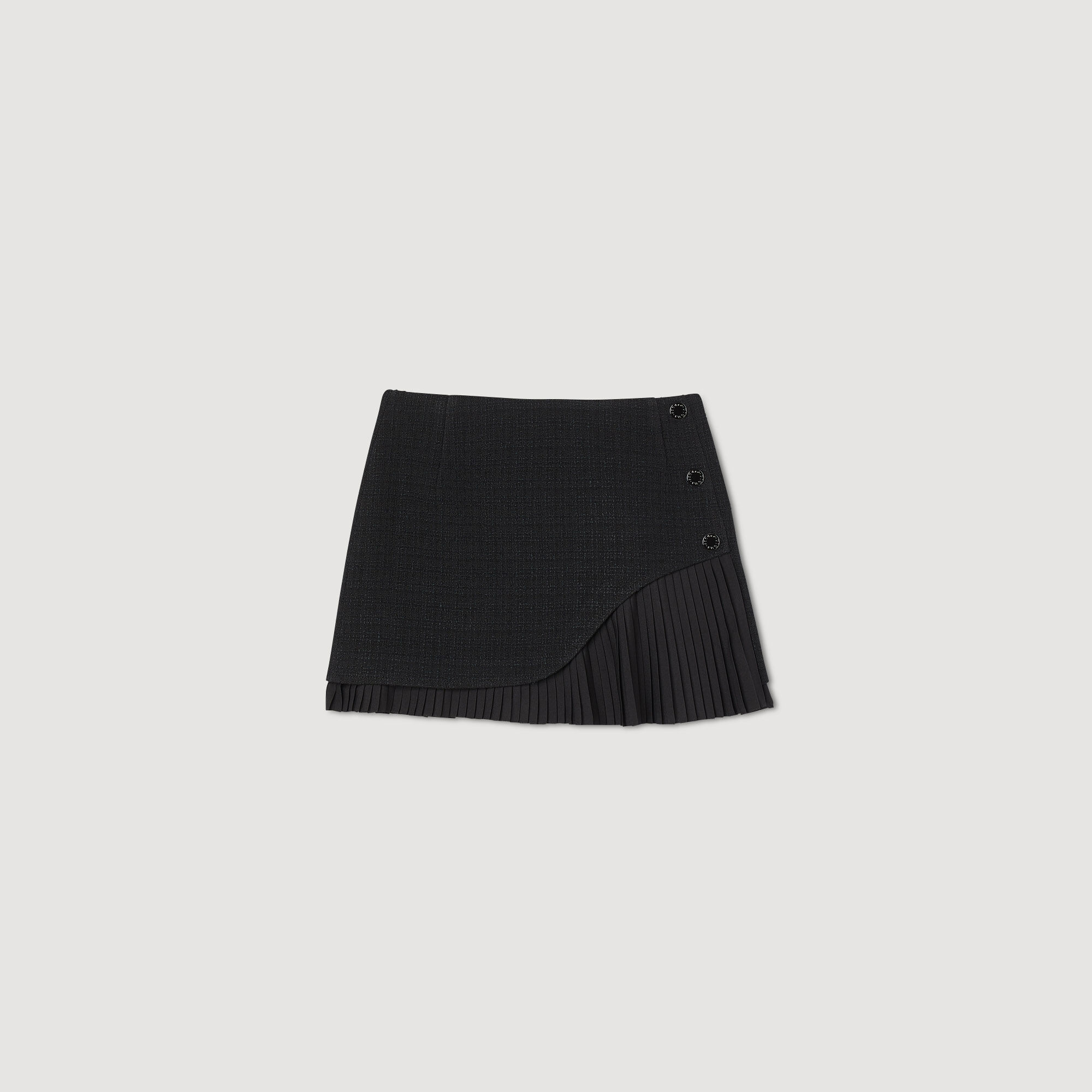 Sandro agatha online tweed mini skirt