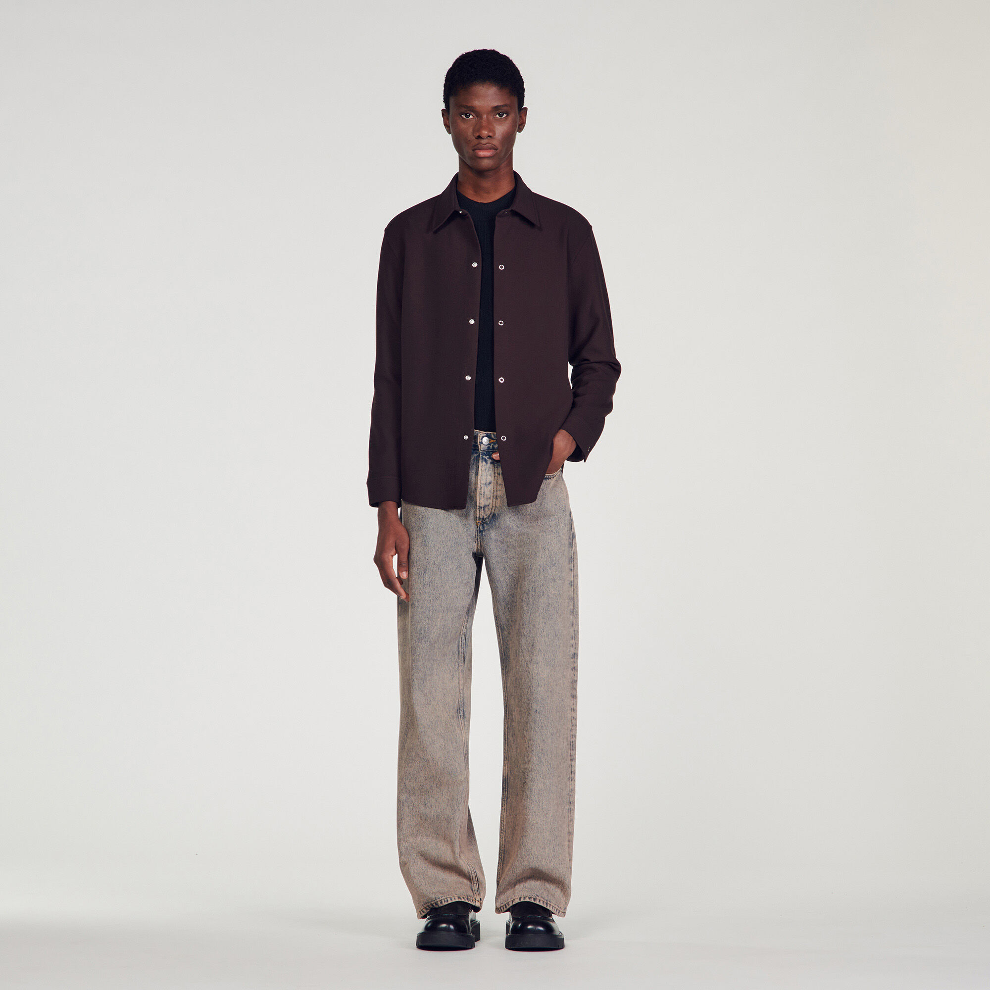 Minimal Long sleeve jersey shirt Shirts Sandro Paris