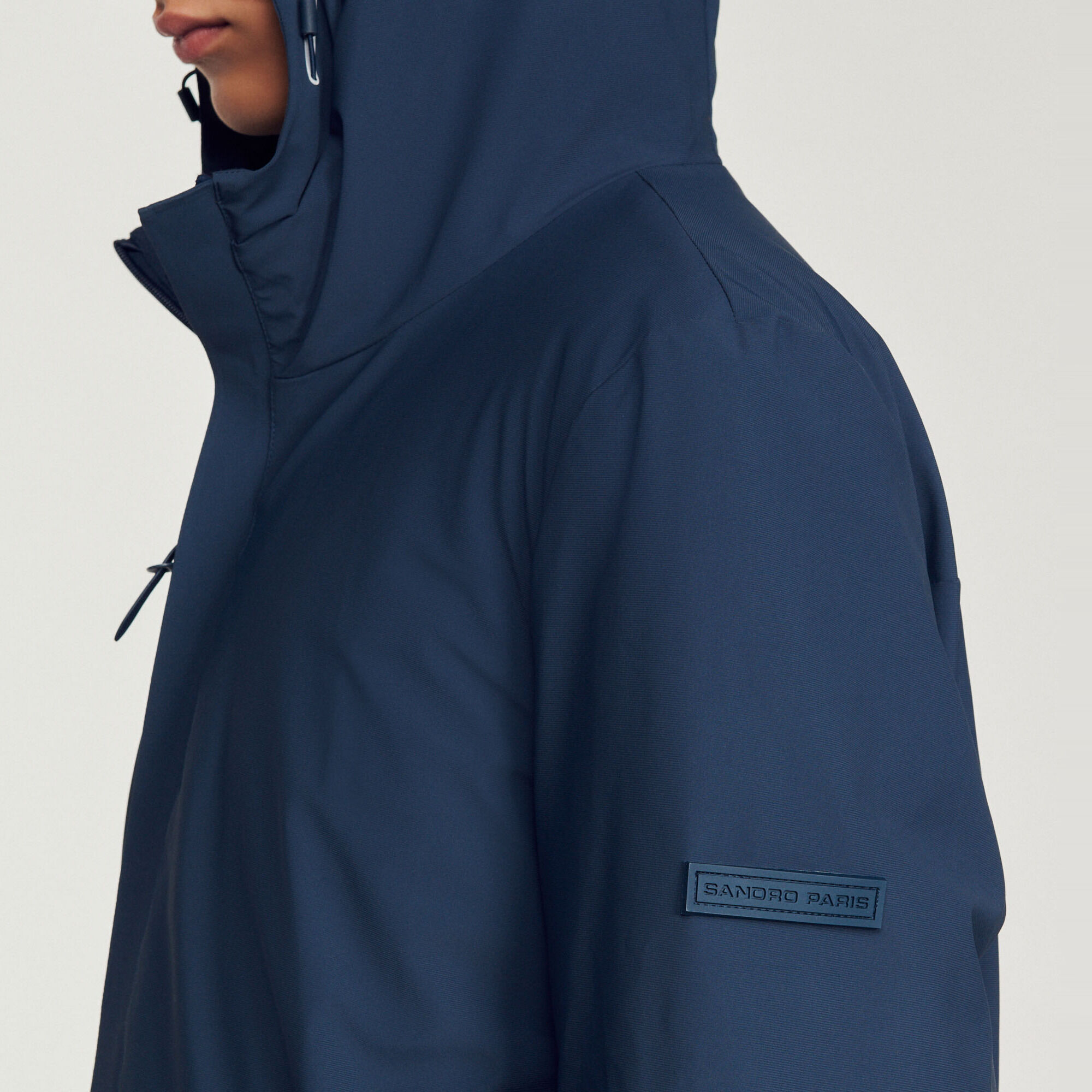 Sandro technical outlet padded jacket