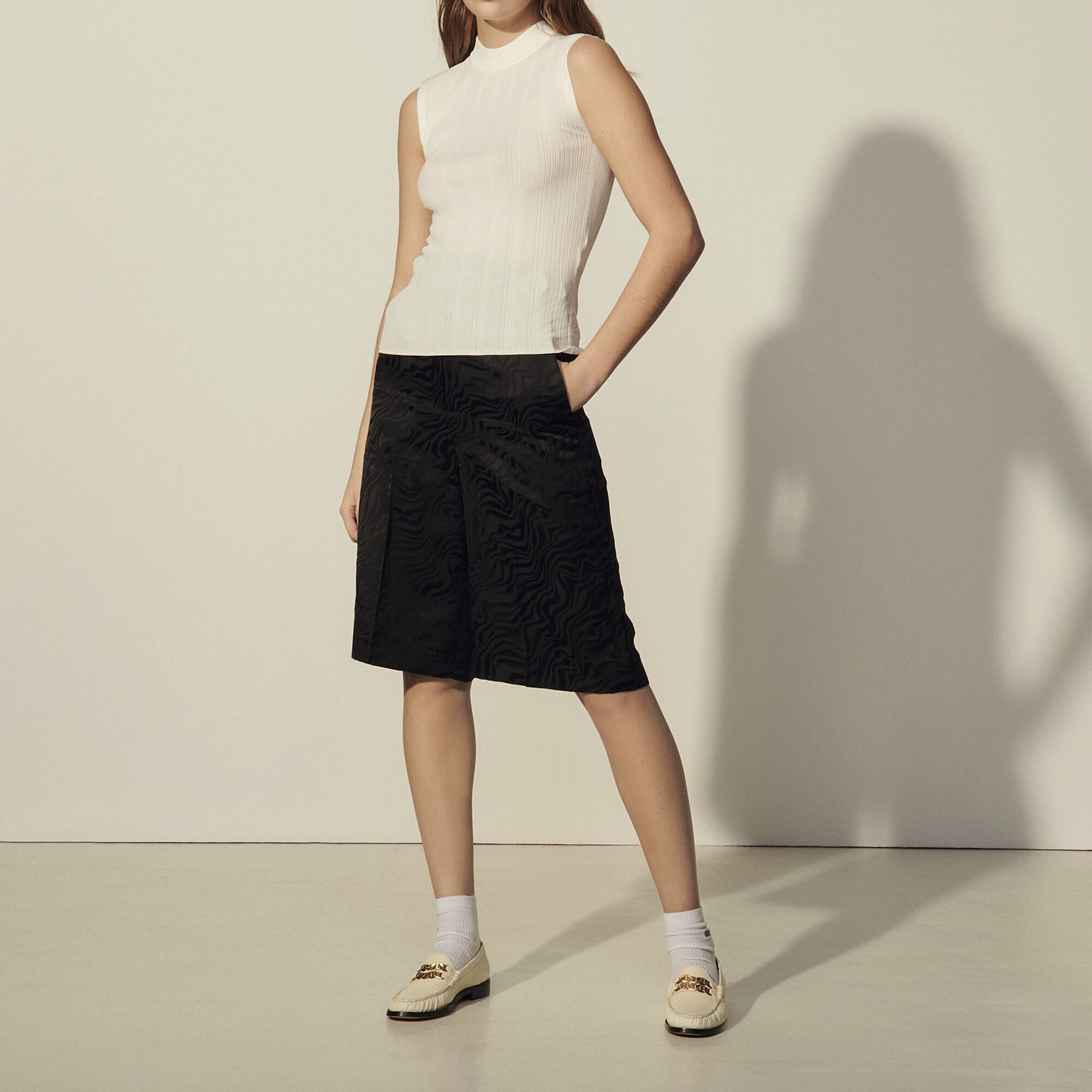 White knitted tops Outlet
