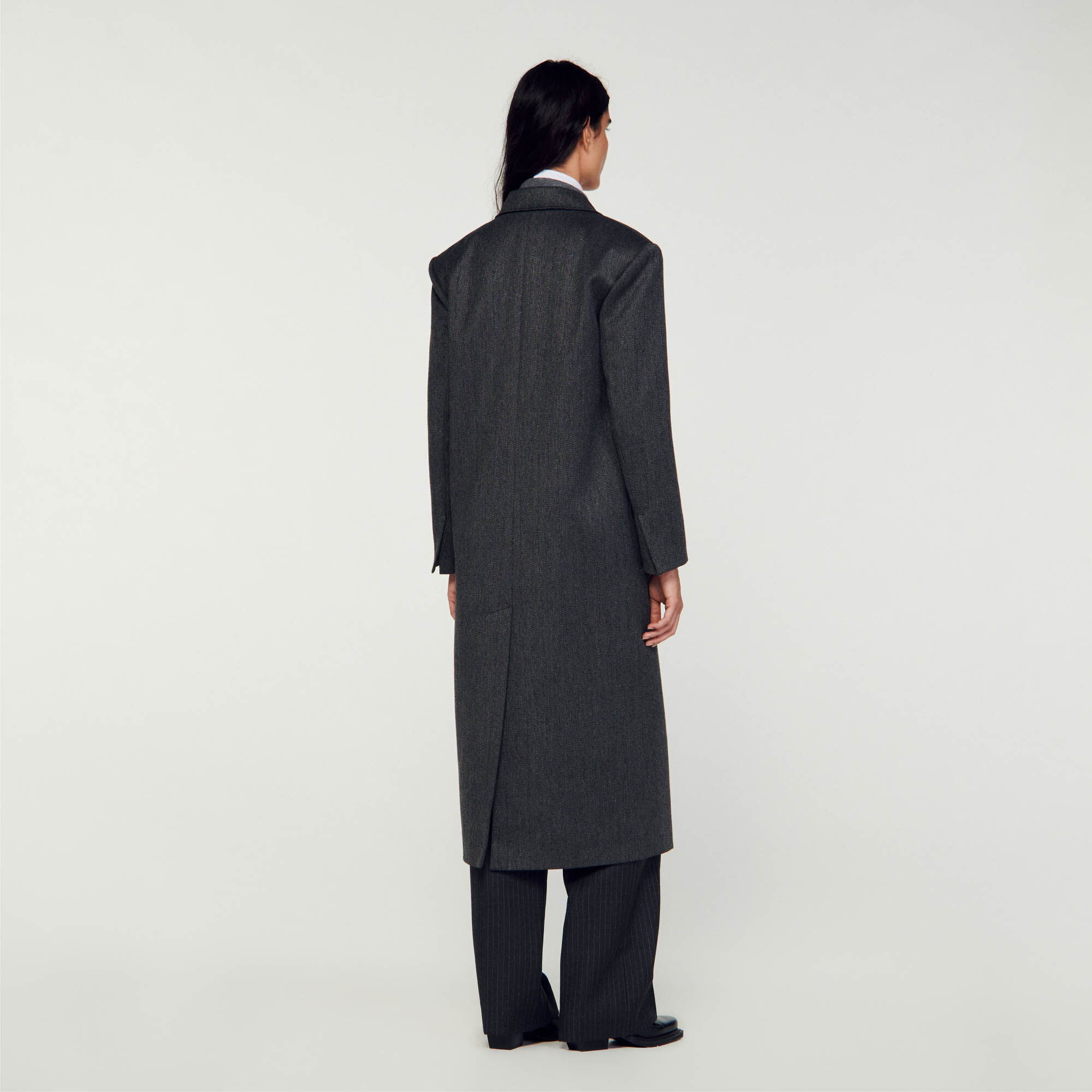 Sandro grey coat online