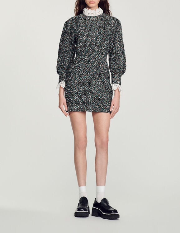 Monogram Tweed Skater Dress - Ready-to-Wear