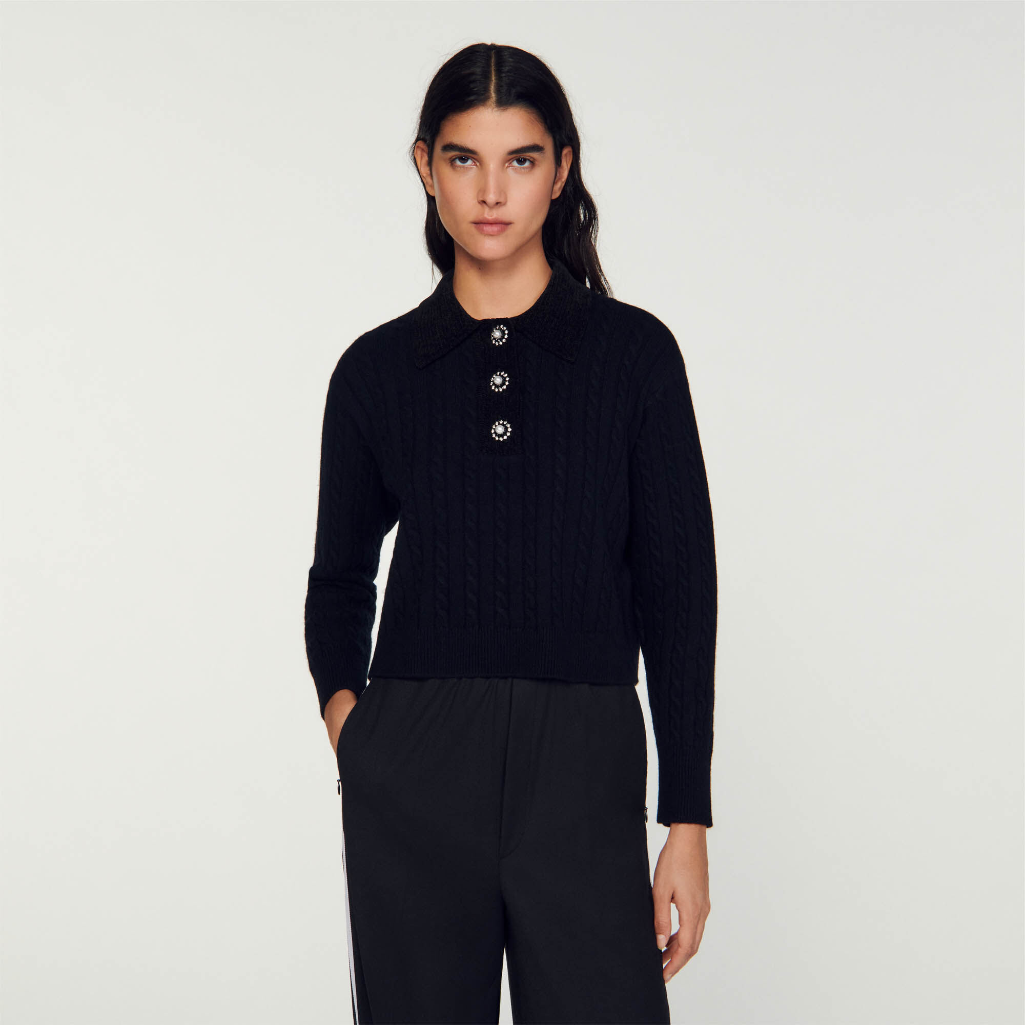 Polo store neck sweater