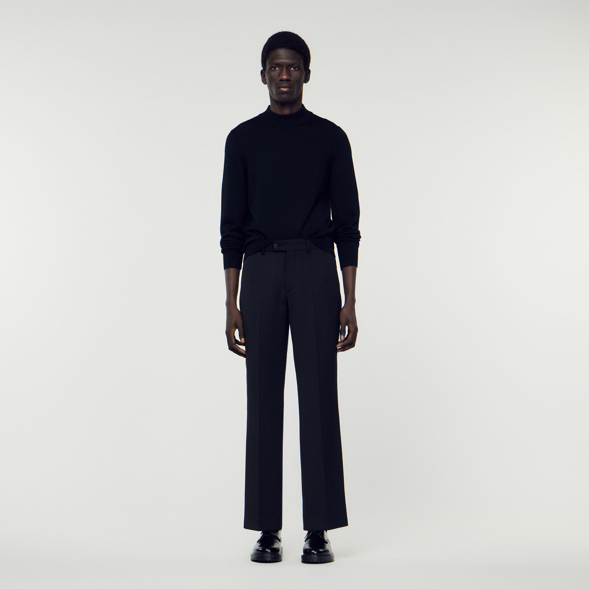 Alpha pants with elasticated waist - | Sandro Paris