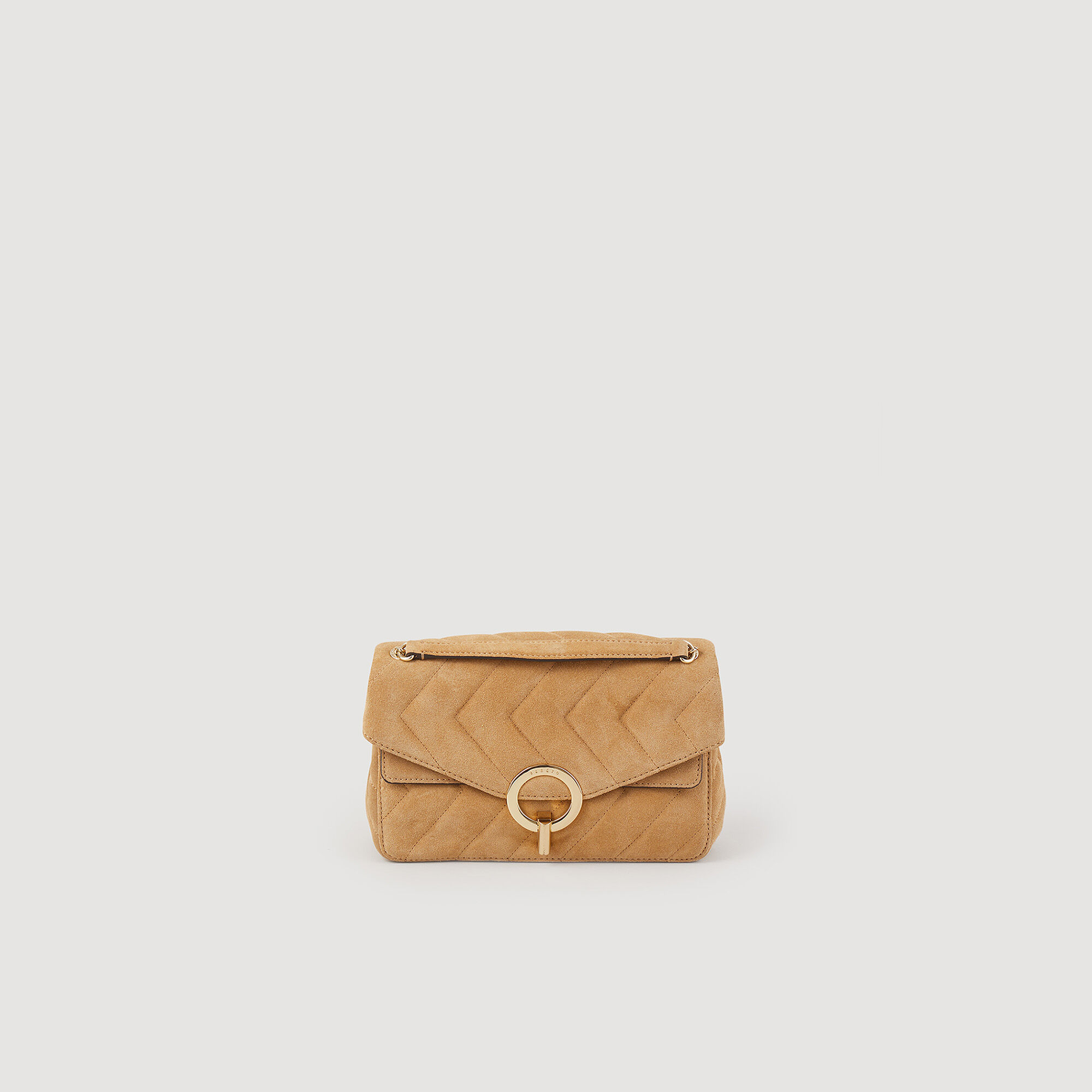 Mm Yza suede bag Shoulder Bags Sandro Paris