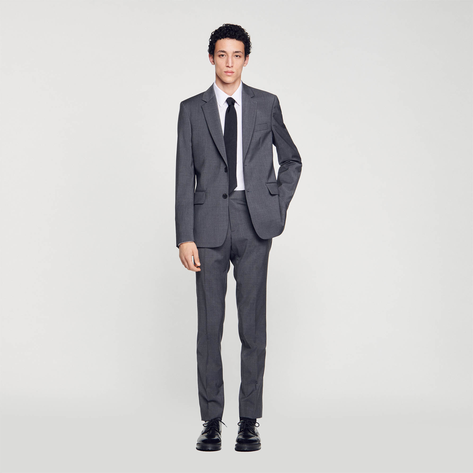 Formal Wool suit jacket Suits Blazers Sandro Paris