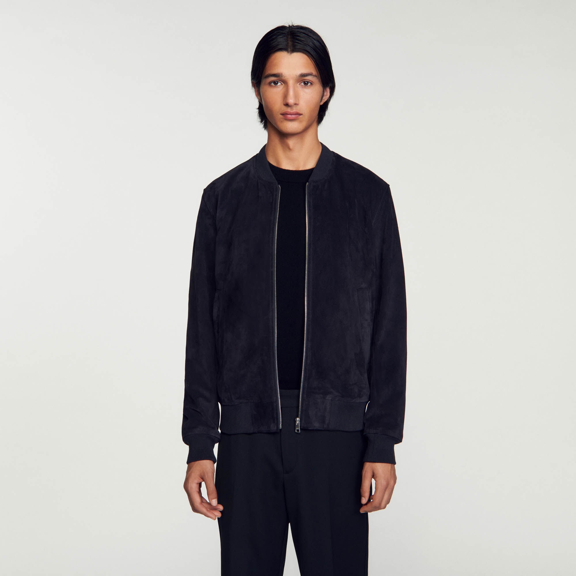 Sandro bomber jacket mens top