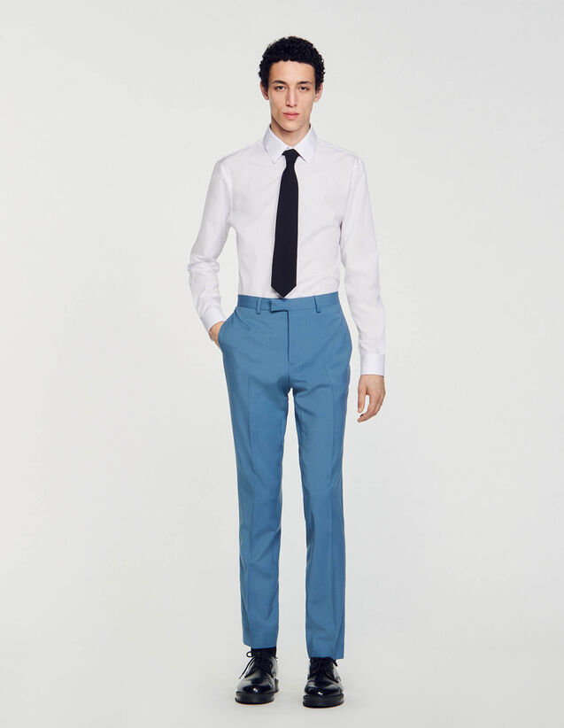 Suit trousers Blue Grey US_Men