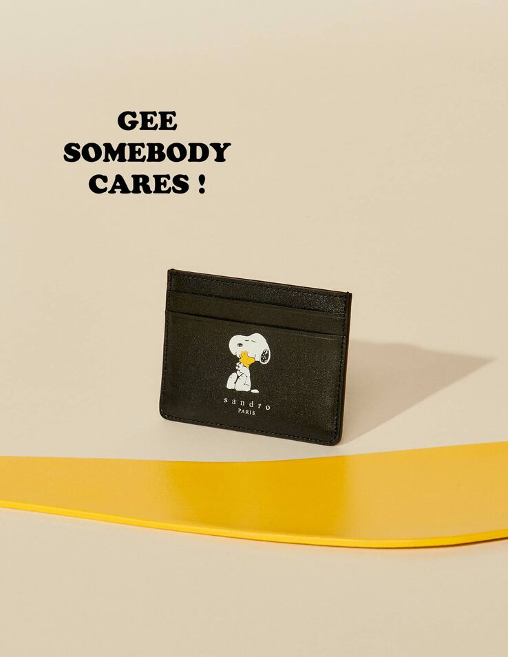 Sandro Smooth leather Snoopy card holder. 1 Sandro Smooth leather Snoopy card holder. 1