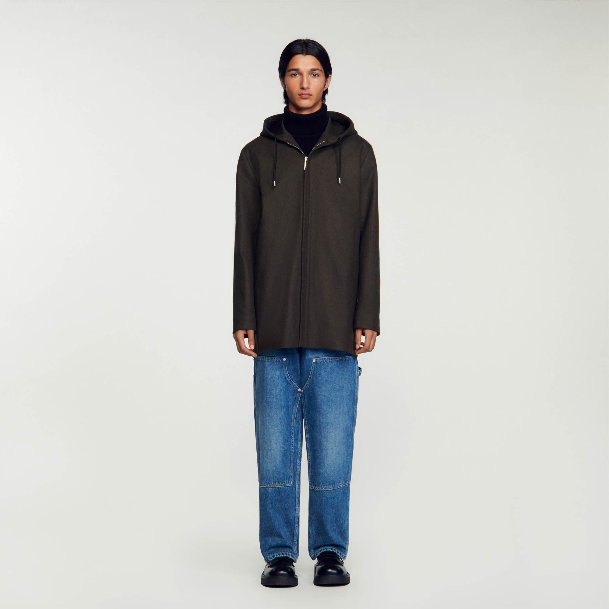 Hooded coat