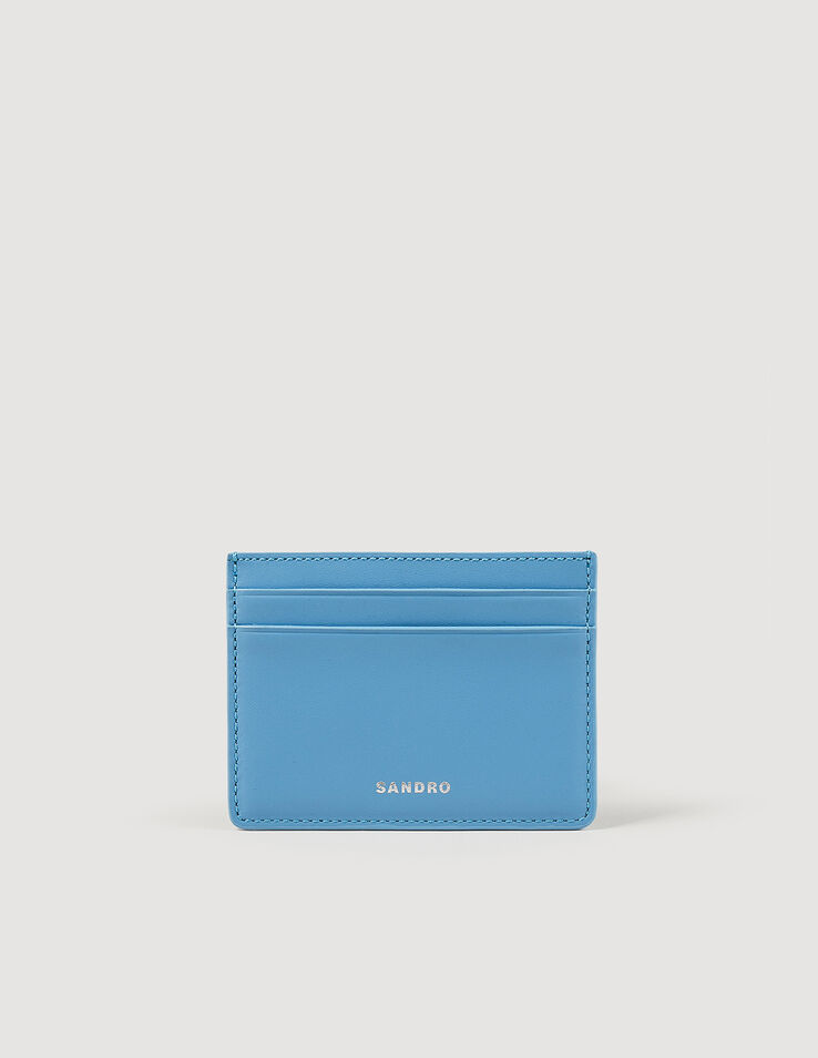 Sandro Smooth leather card holder. 2