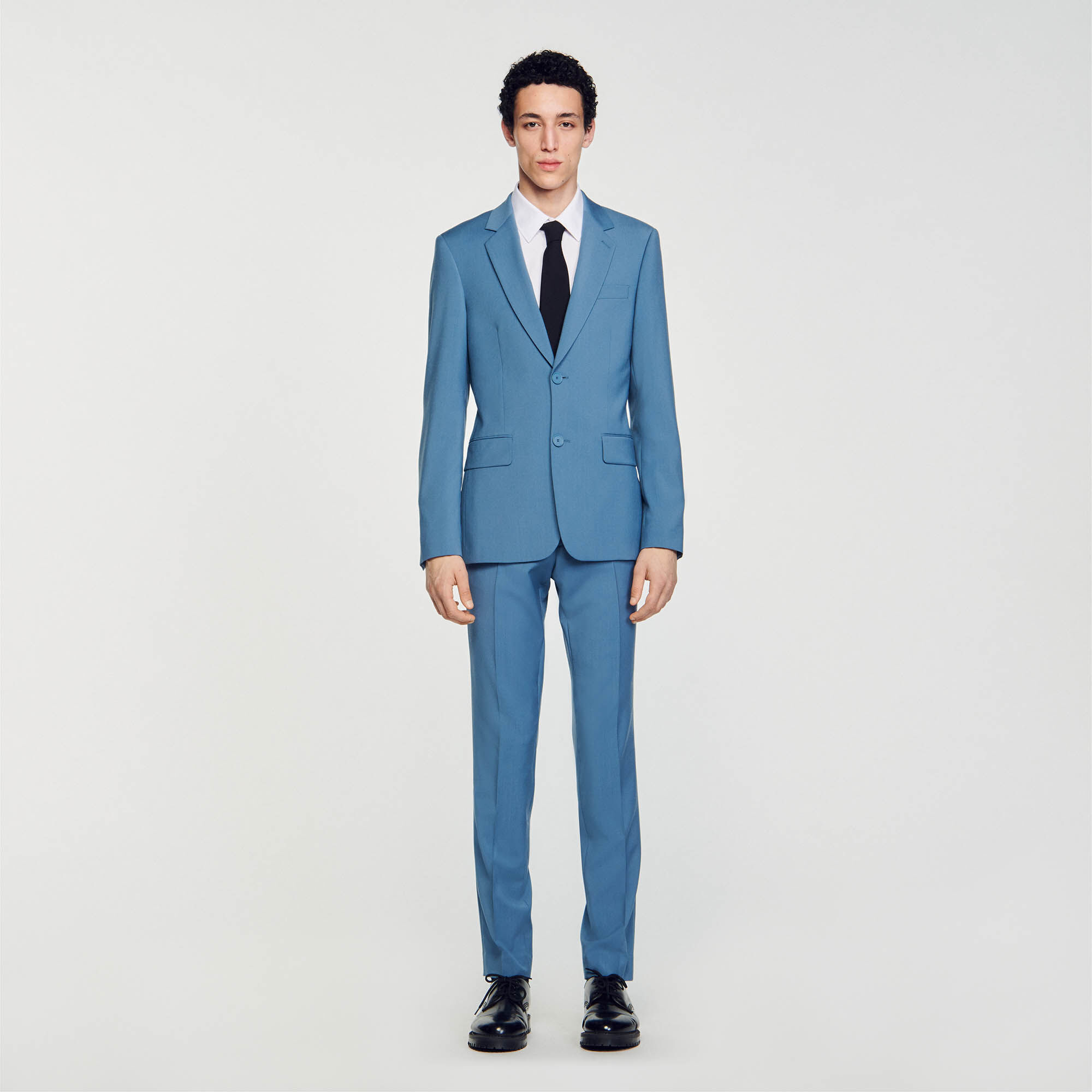 Formal Wool suit jacket - Suits & Blazers | Sandro Paris