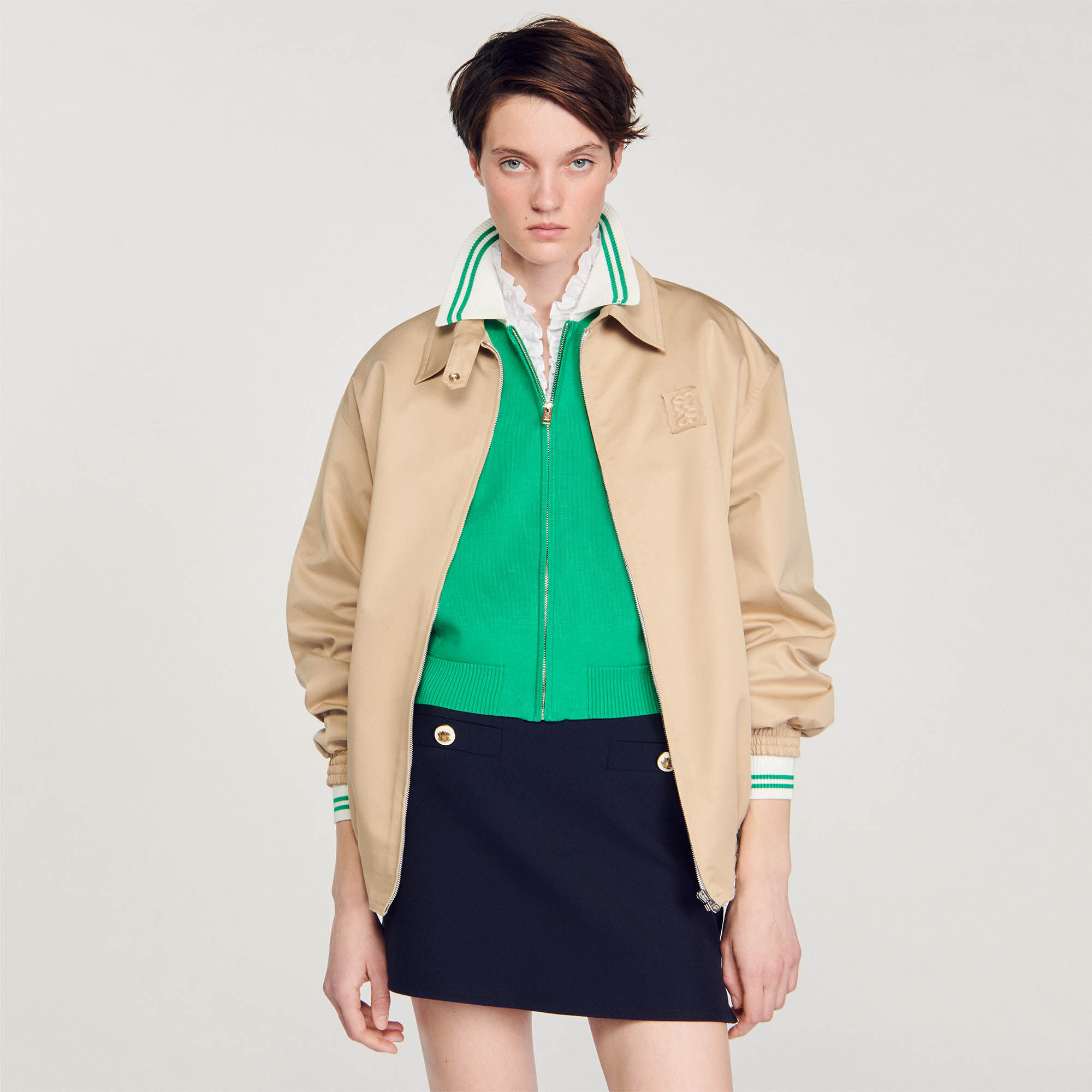 Sandro harrington jacket 2025