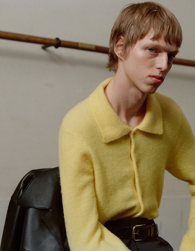 Yellow men's sweater - Sandro Paris