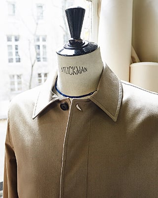 sandro raincoat