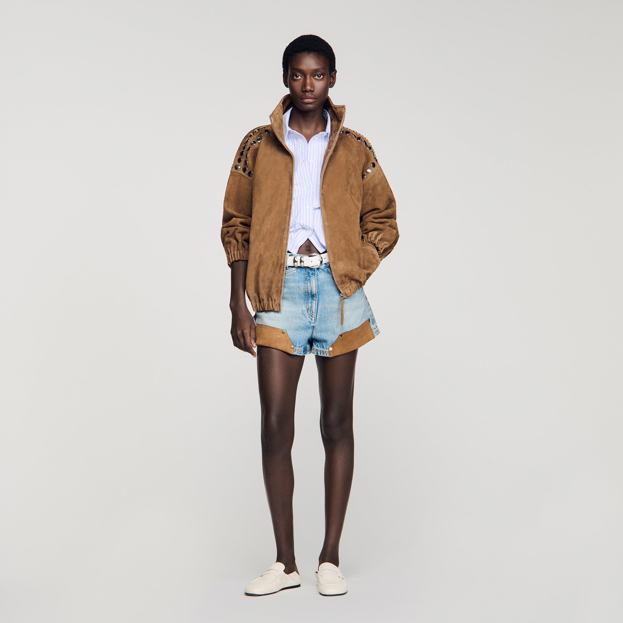 40-50s BURBERRYS PARIS suede jacketフランス製 e6b4556c2b1a25e003b4c536d0802b