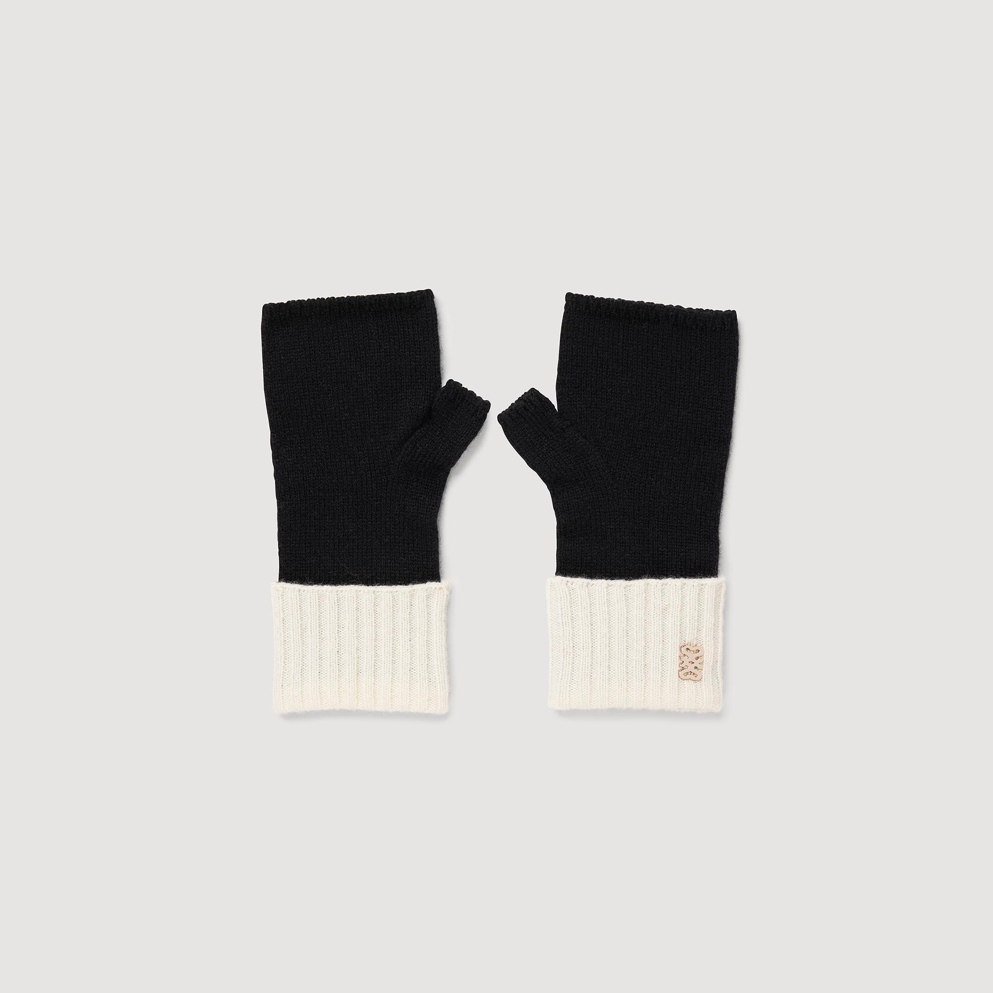 Wool and cashmere mittens