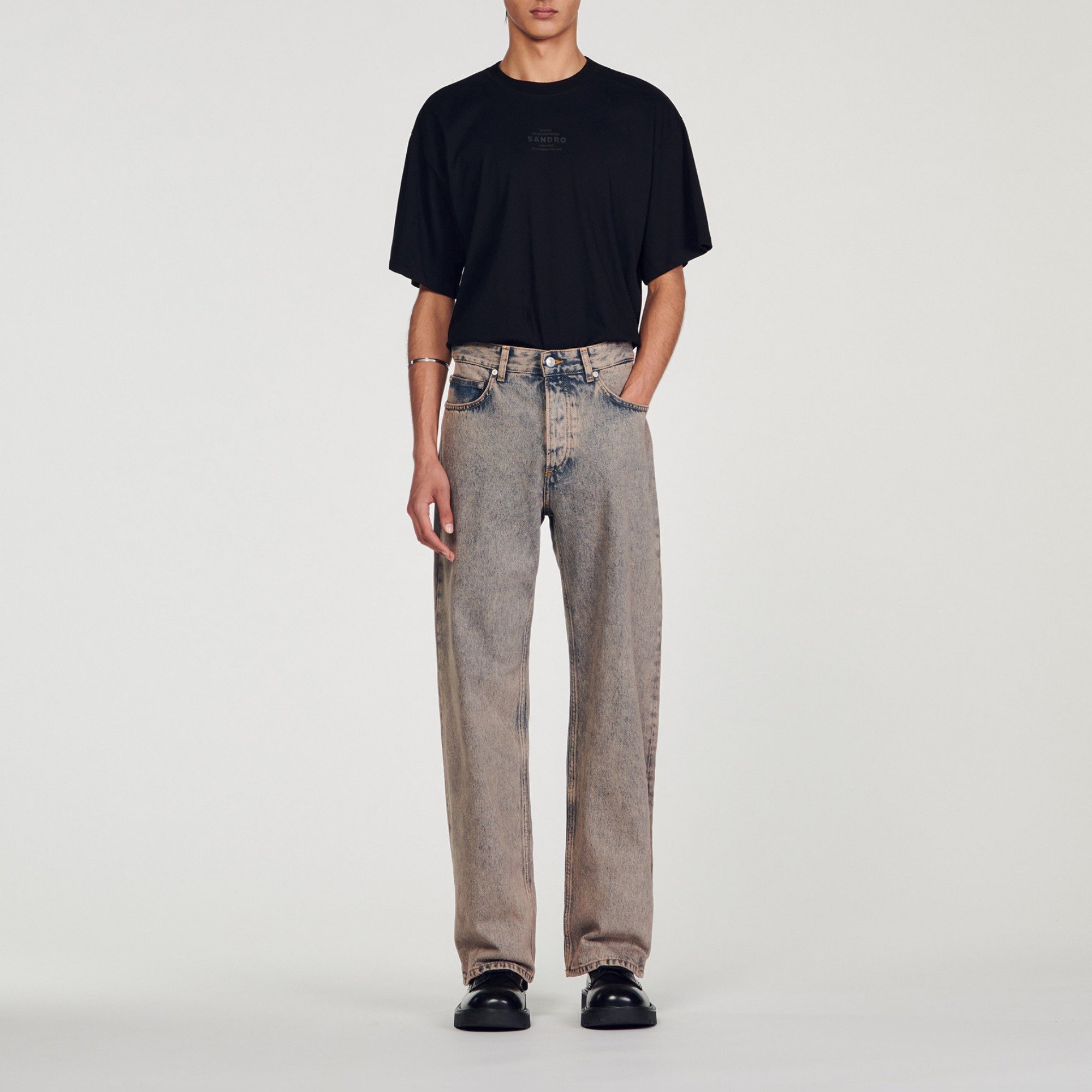 パンツ sullen \"washed baggy denim\" Sullen Vintage Baggy Black Wash Denim