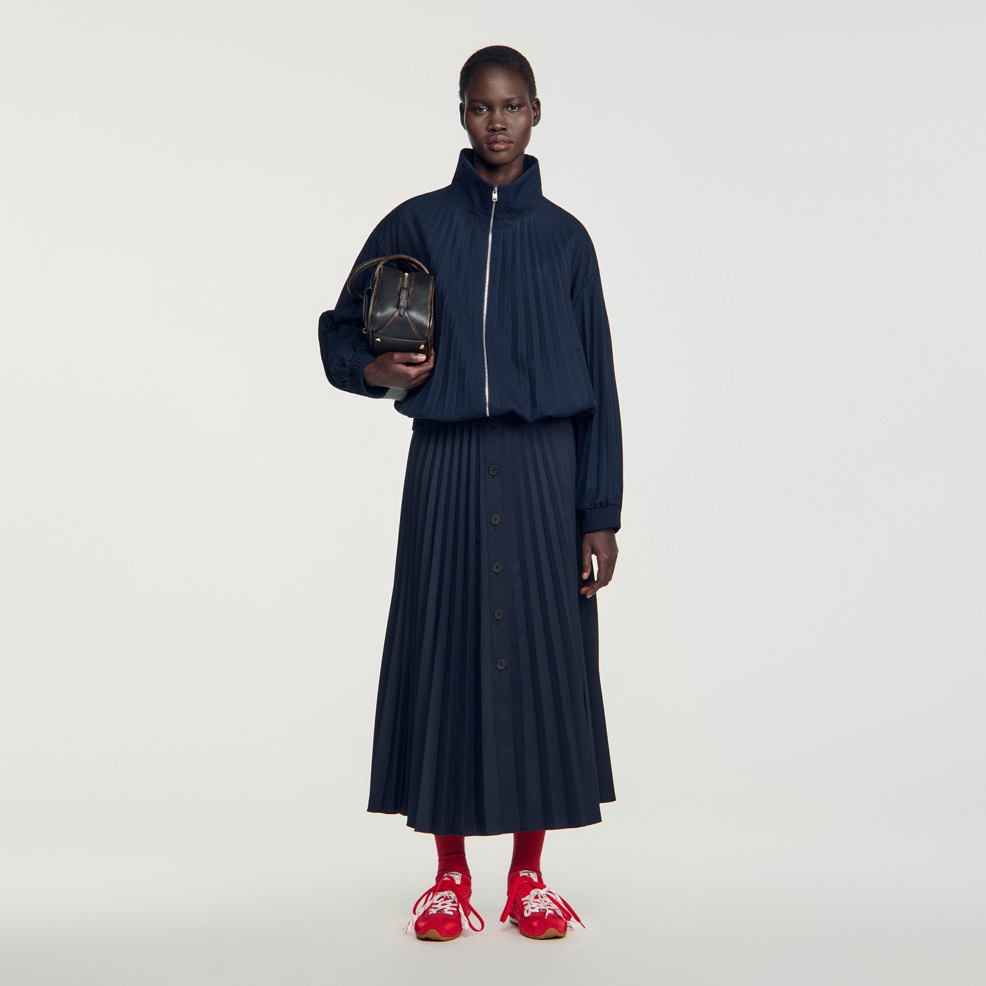 Pleated jacket