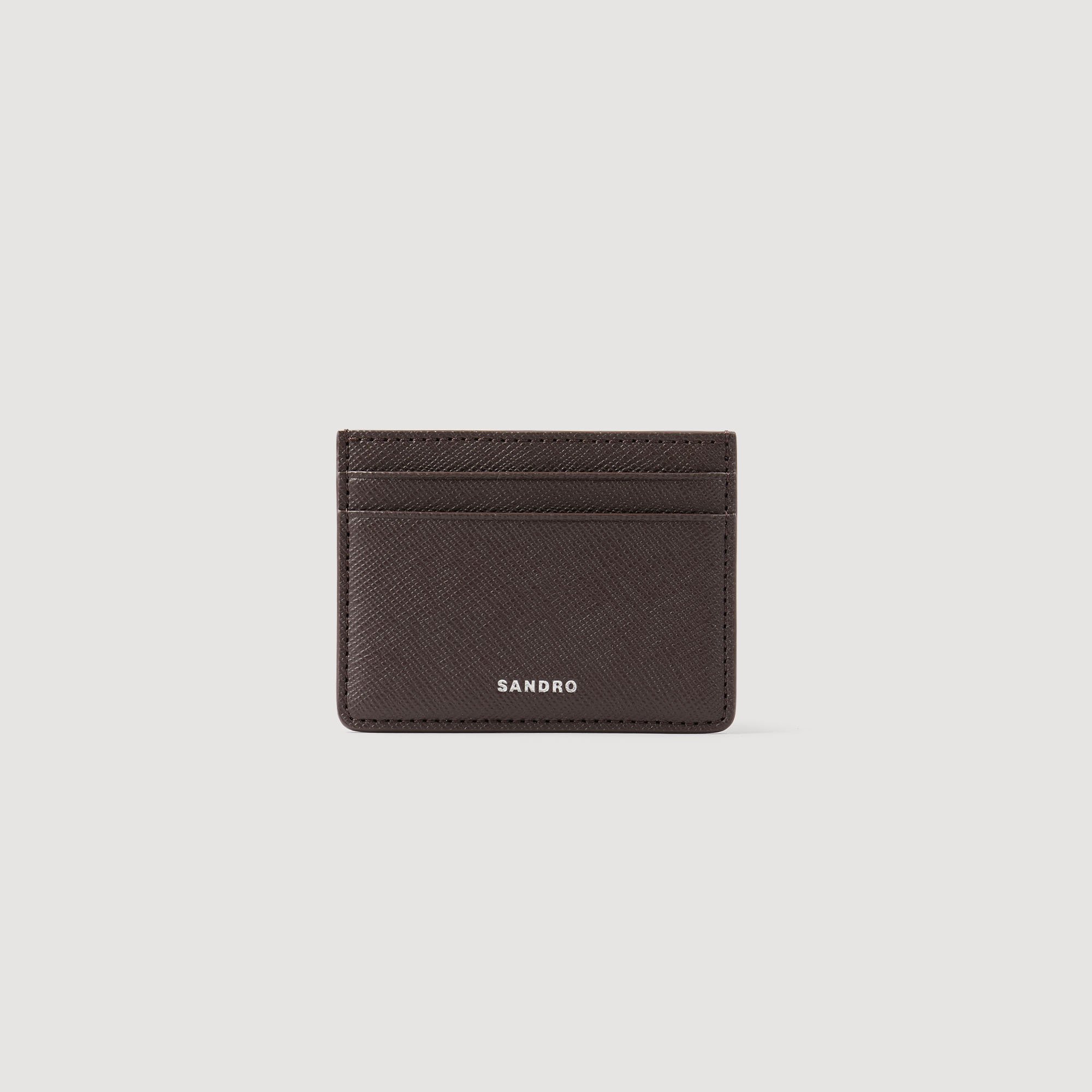 Leather card holder