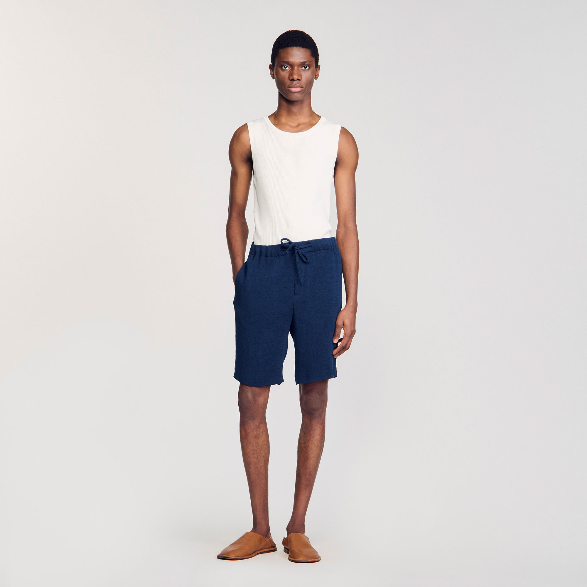 Sandro Pleated Bermuda shorts