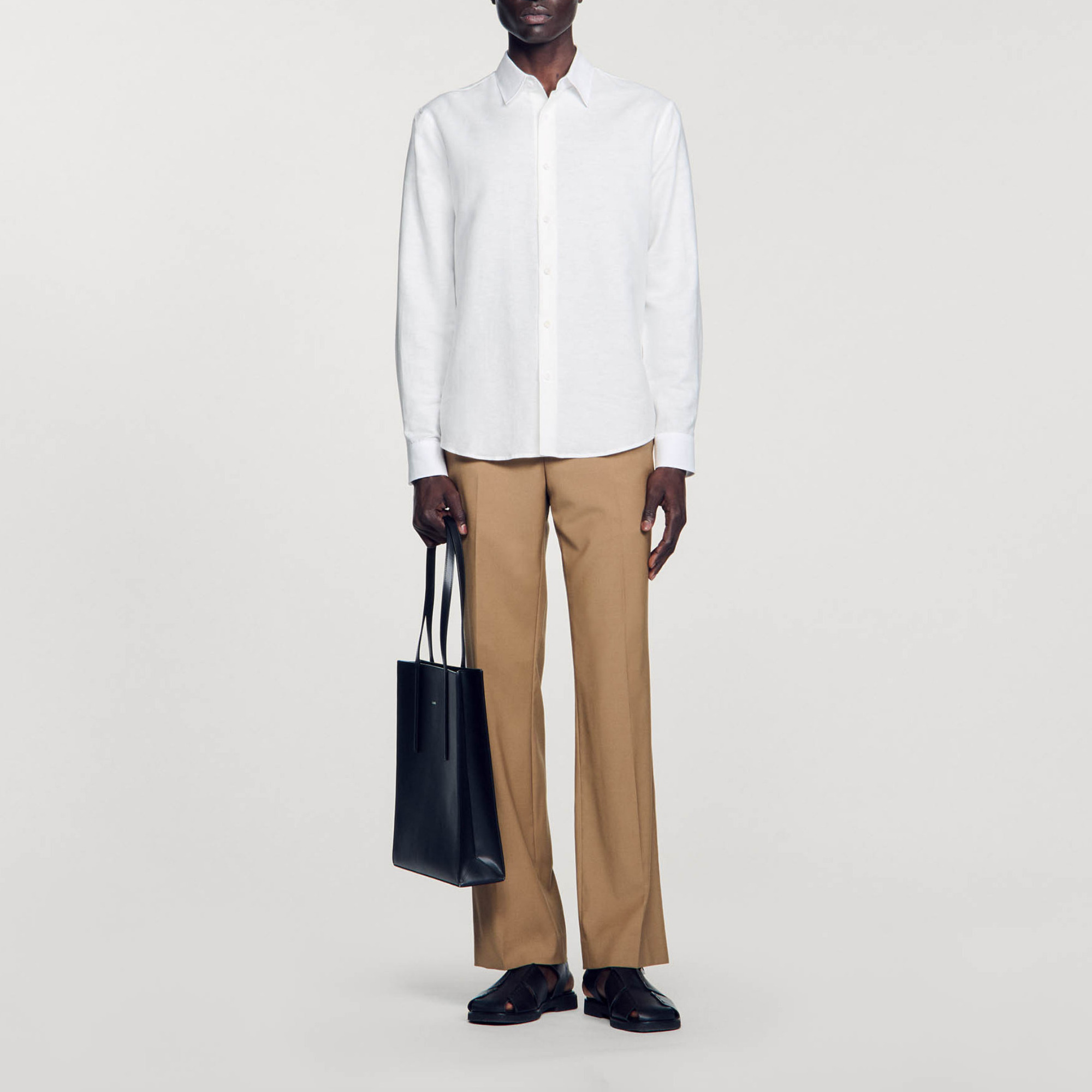 Sandro Cotton and linen shirt