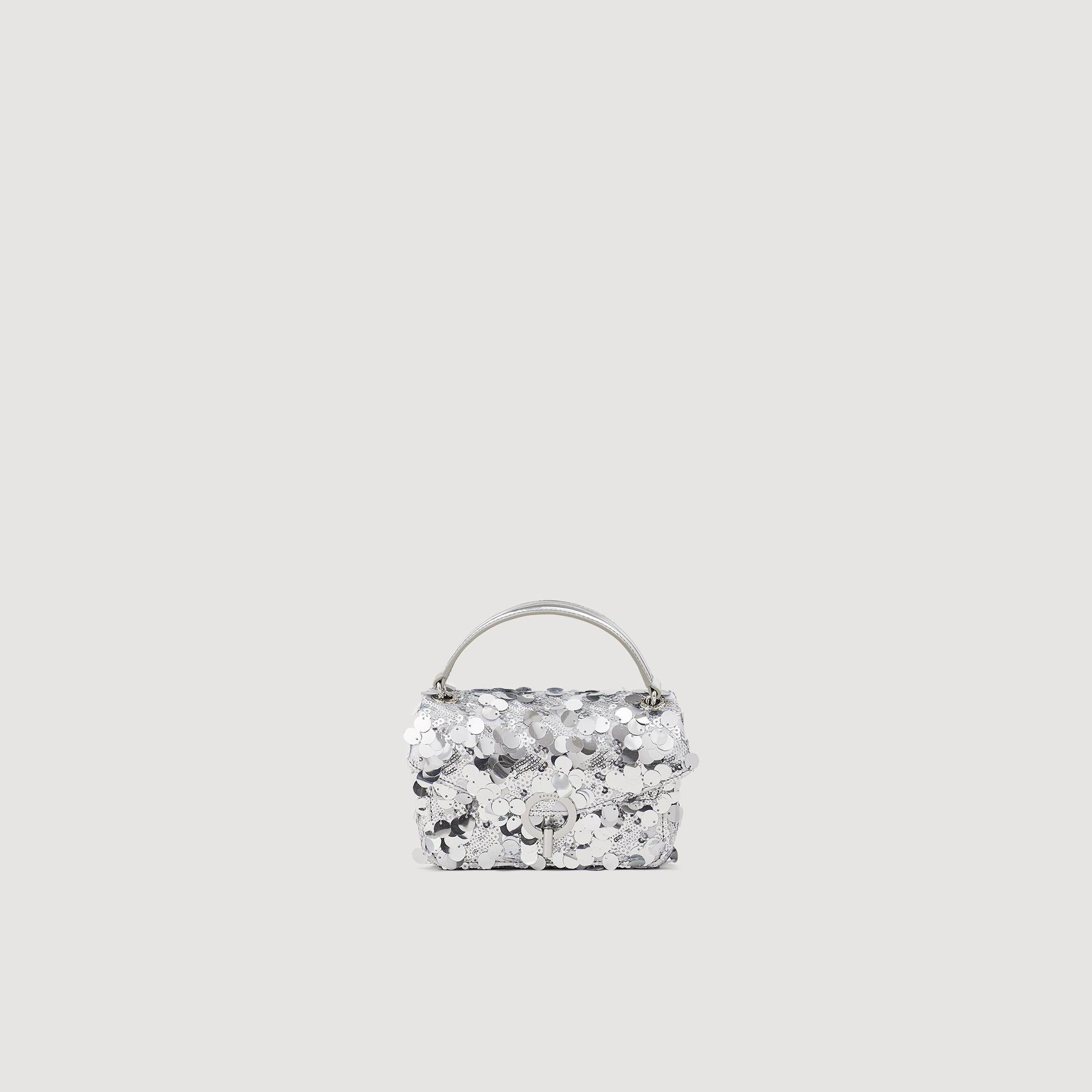 Sandro polyester Lining: The classic YZA bag now comes in a mini version embellished with the maximum number of sequins and dots