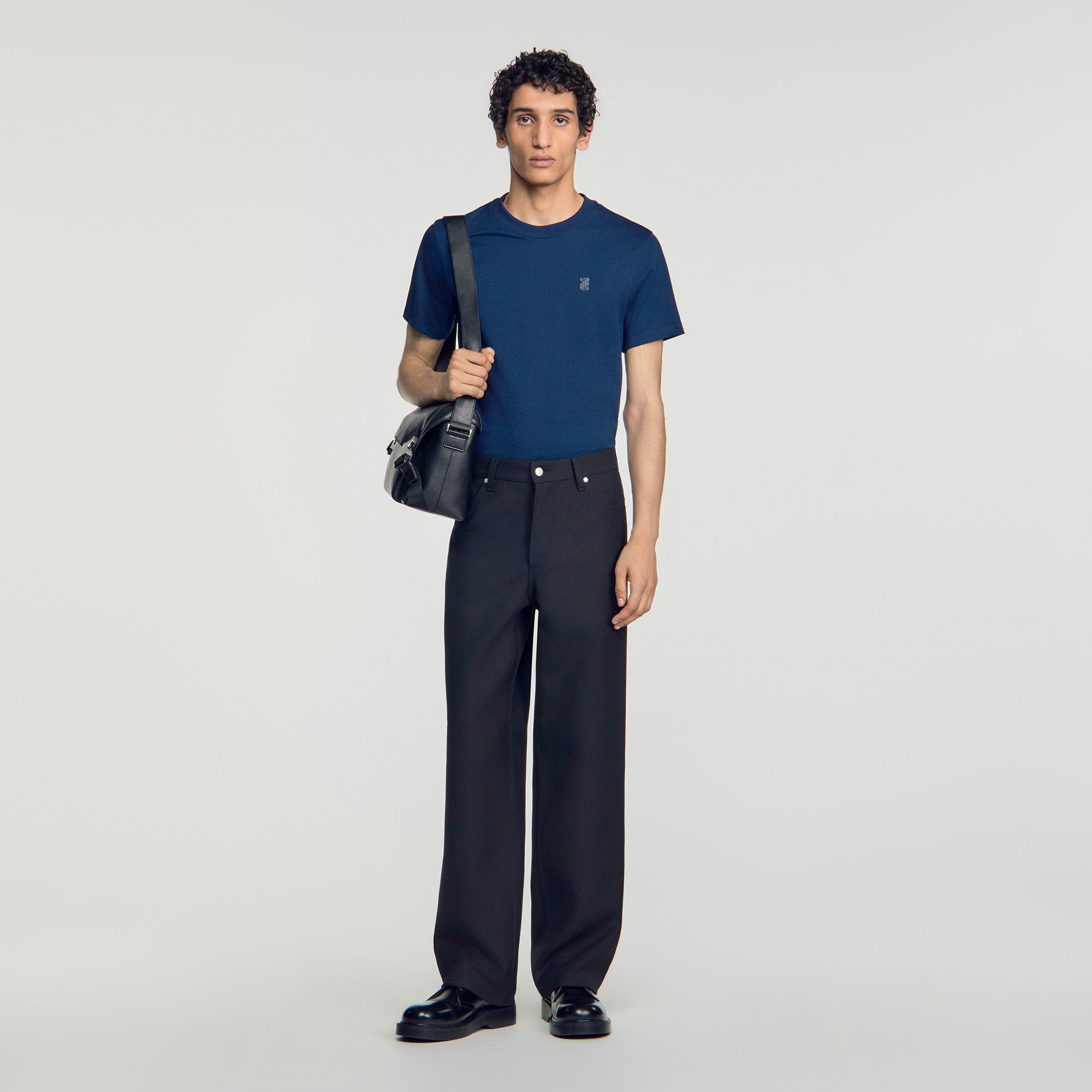 Straight-leg 5-pocket trousers