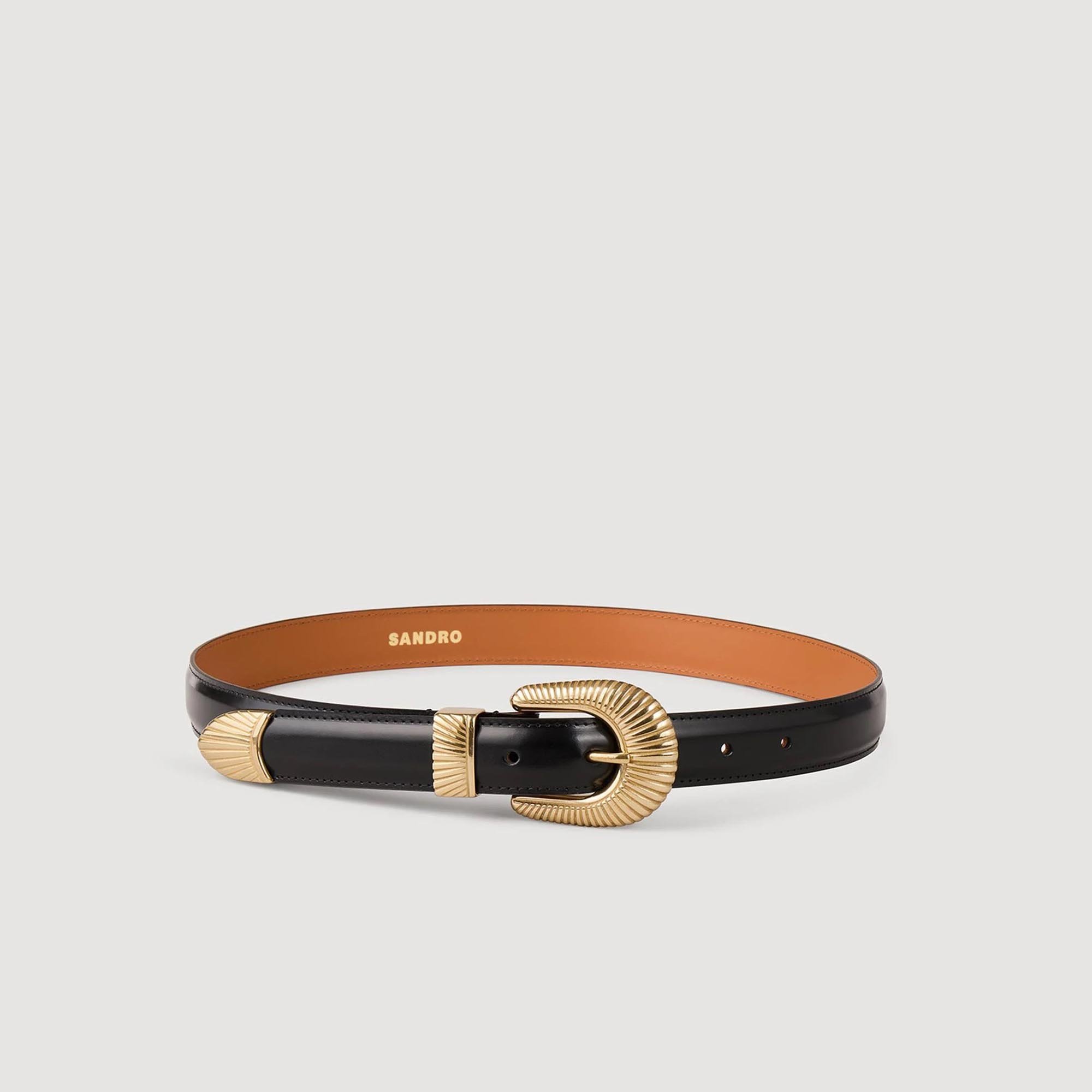 Leather belt