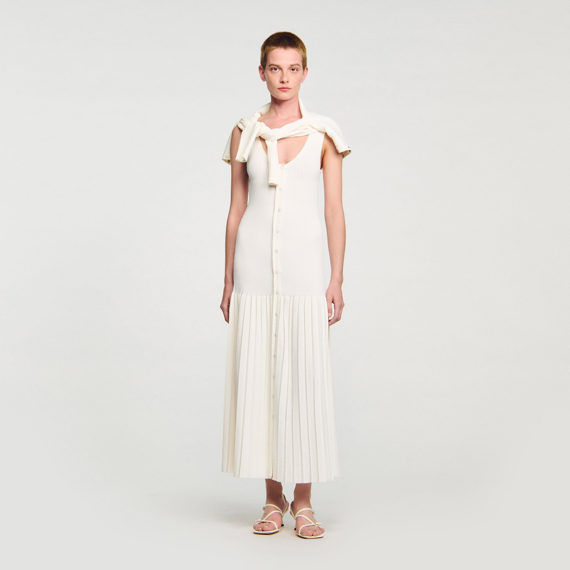 Knit maxi dress