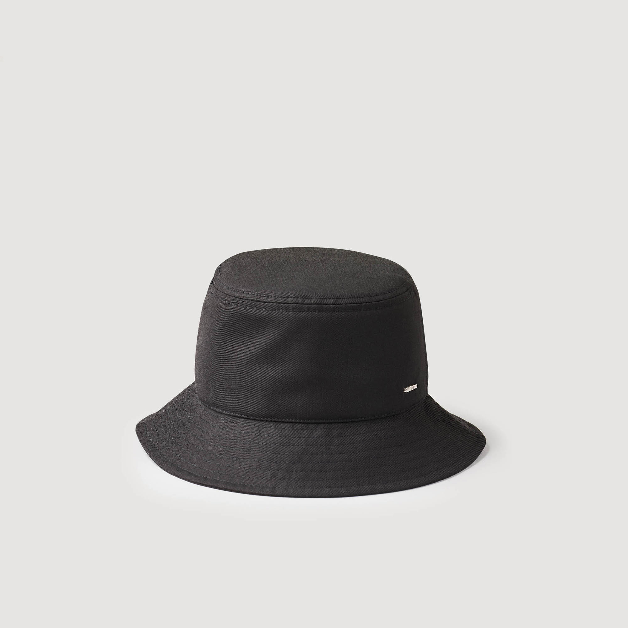 Sandro polyester Water-repellent technical fabric bucket hat embellished with a Sandro metal rivet on the side