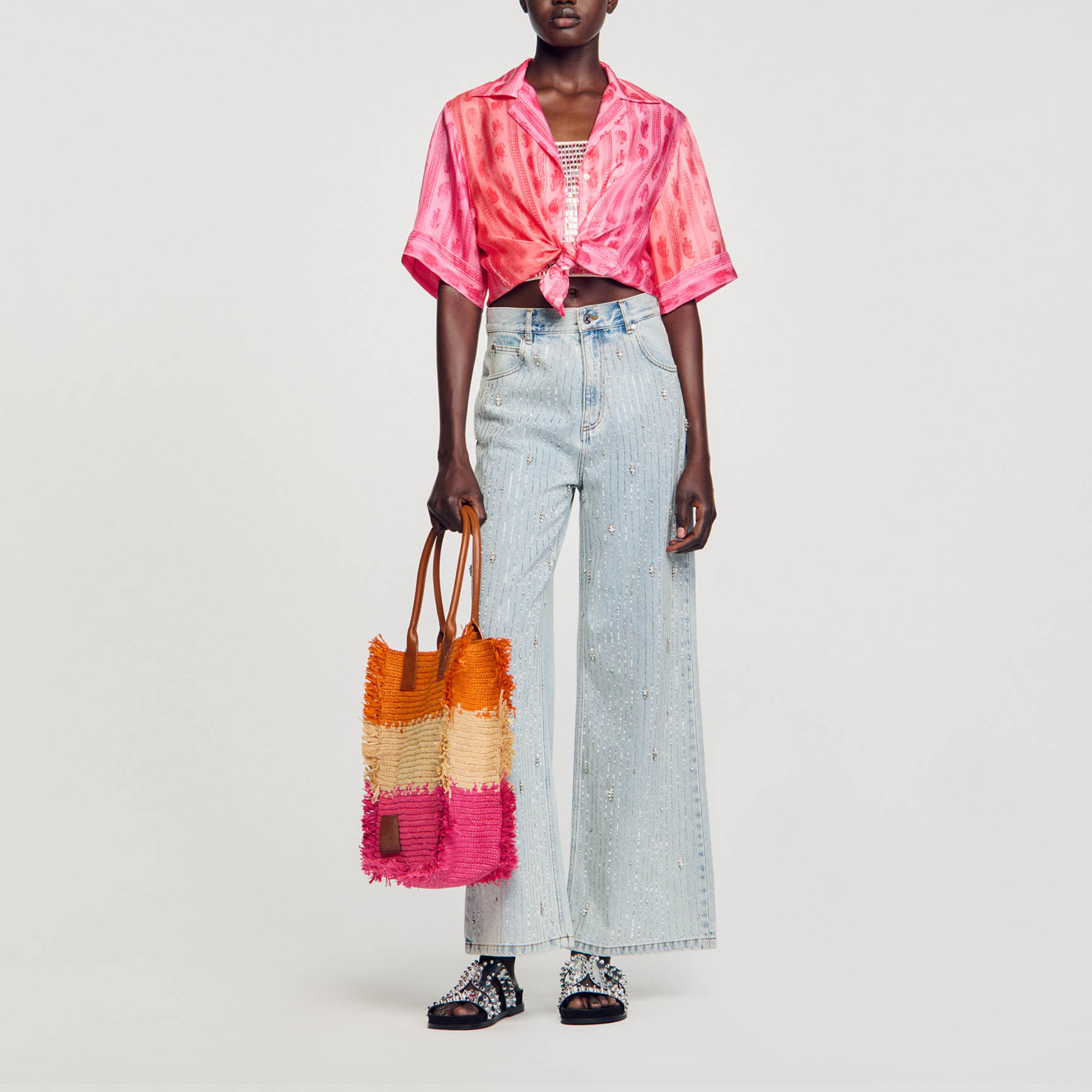 Sandro Paisley print shirt