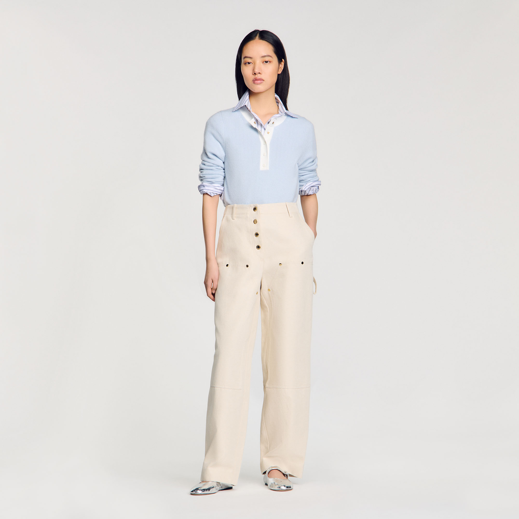 Sandro Wool and cashmere sweater