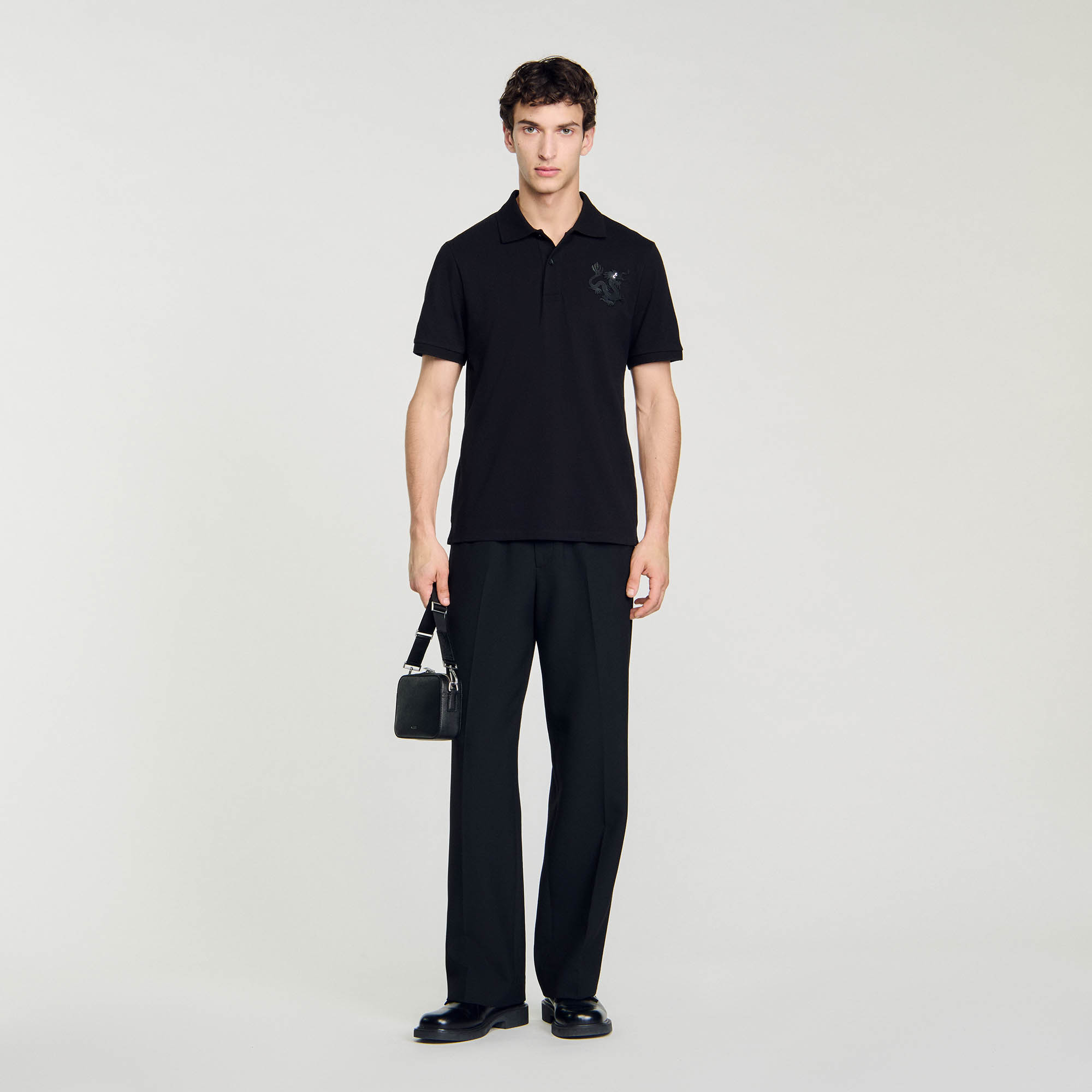 Sandro Dragon polo shirt
