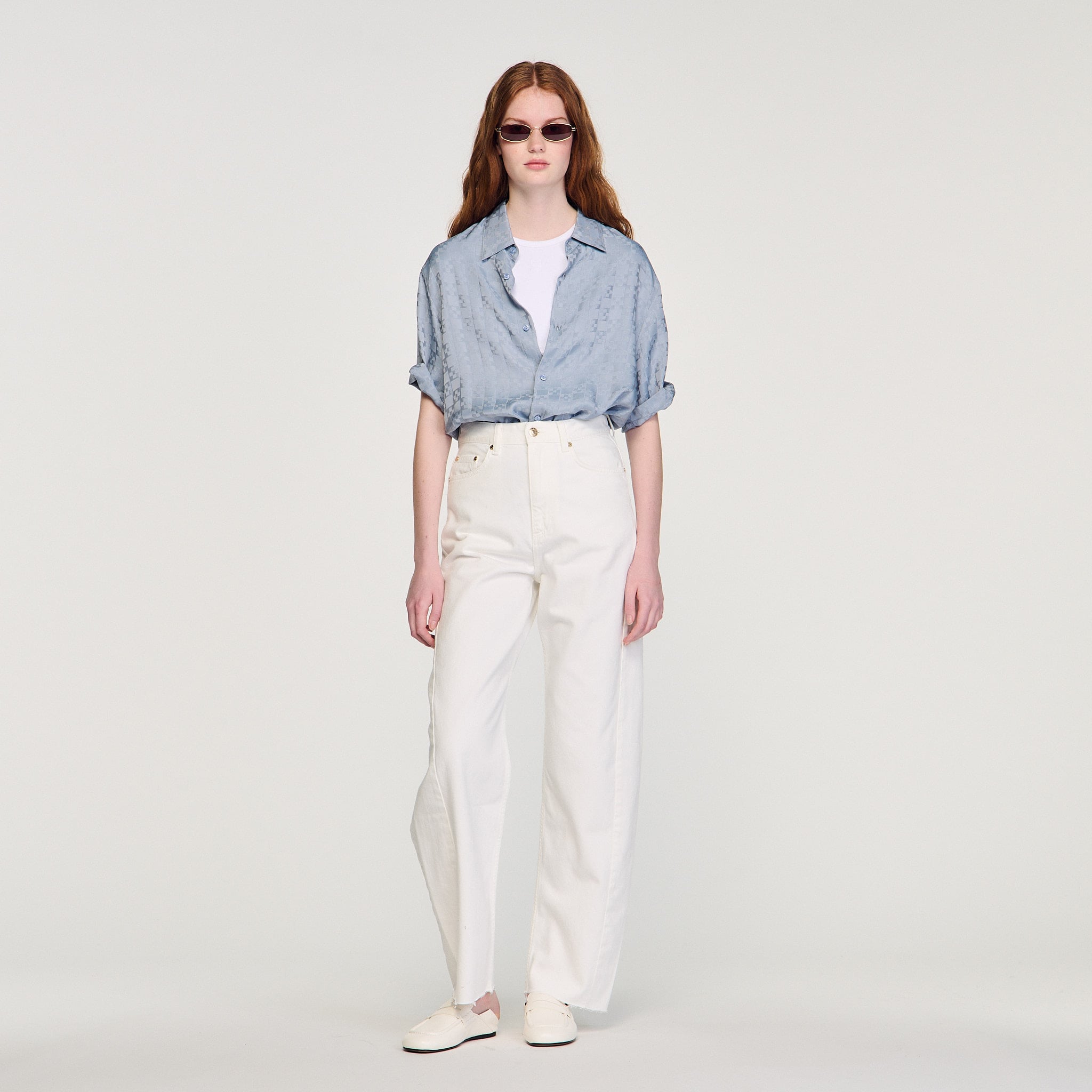 Square Cross loose-fit shirt