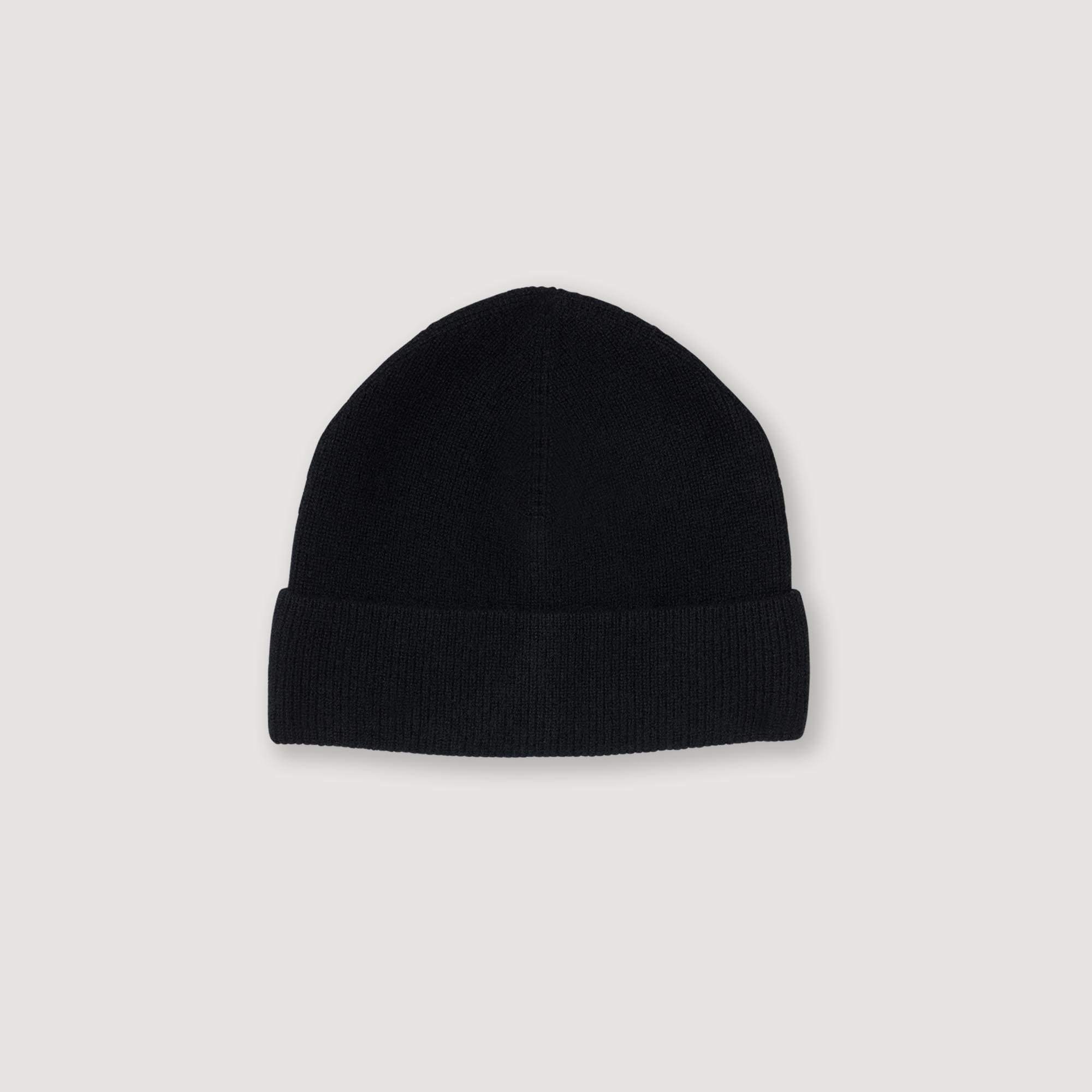 新品未使用 yo BIOTOP Cashmere knit hat black BIOTOP(ビオトープ) / 【yo BIOTOP】Cashmere knit hat (帽子 / ニット