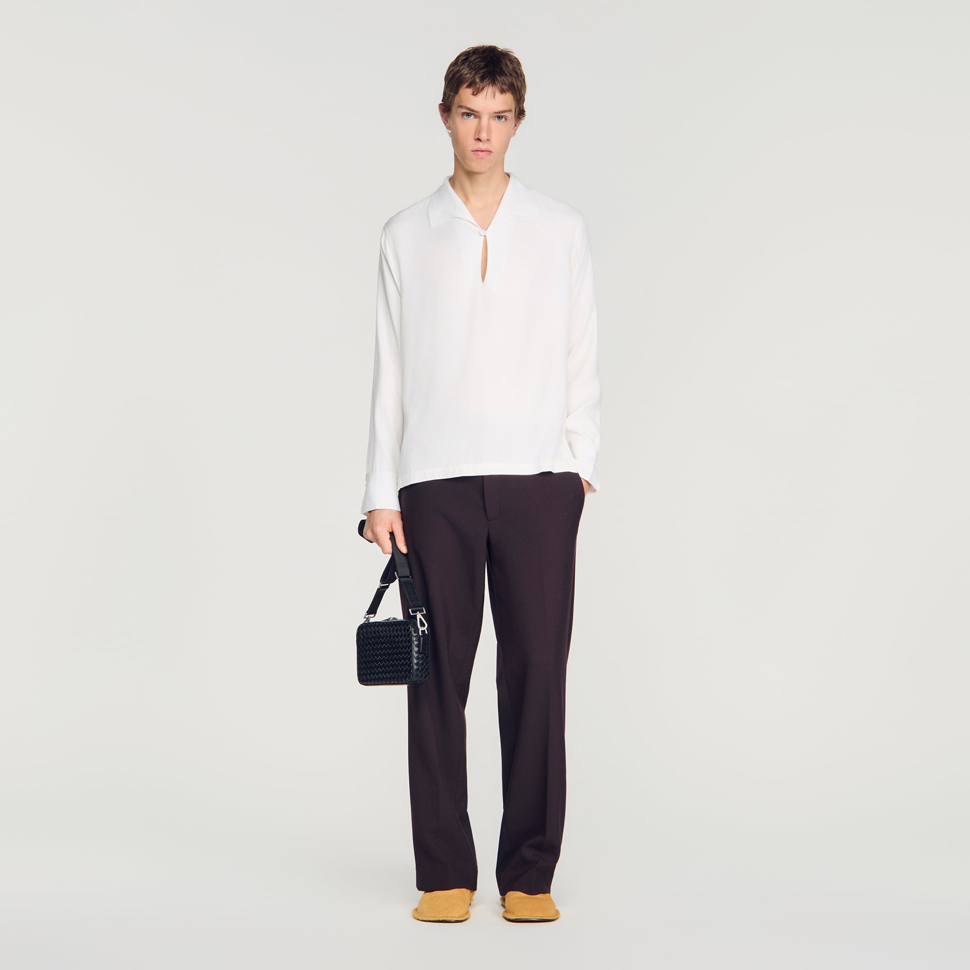 Tunic-effect shirt