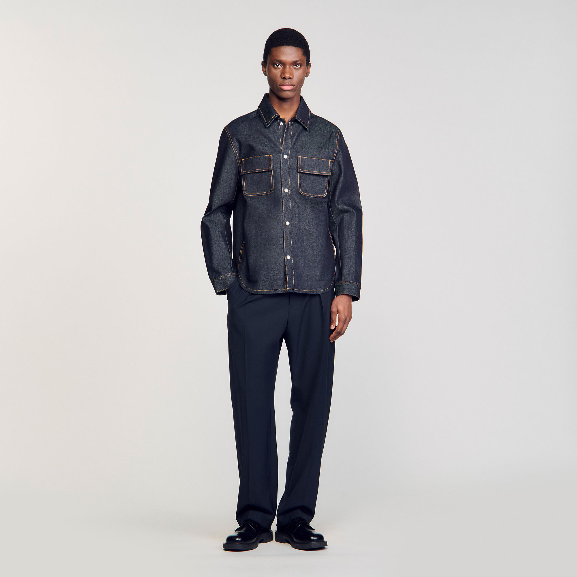 Sandro Denim oversized shirt