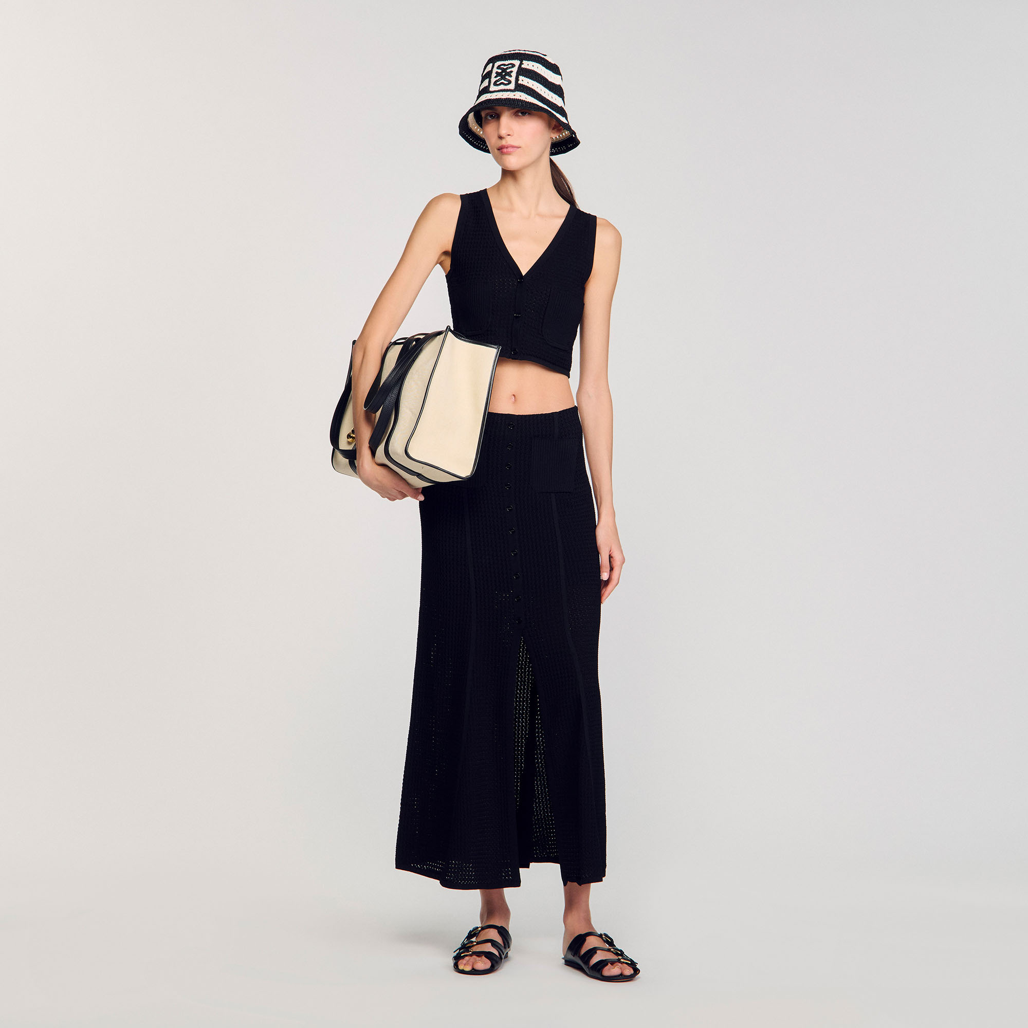 Sandro Decorative knit cardigan