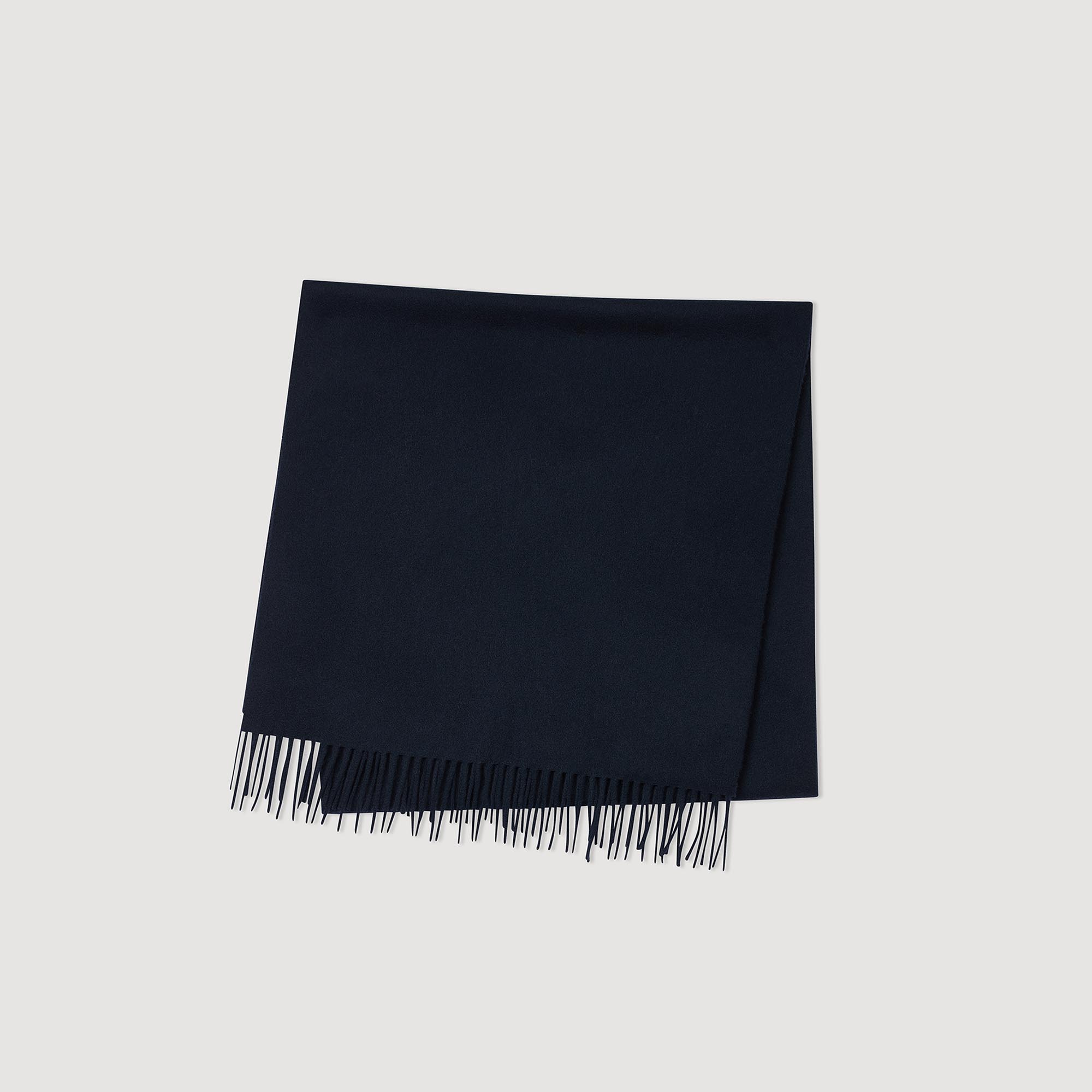 Wool and cashmere scarf