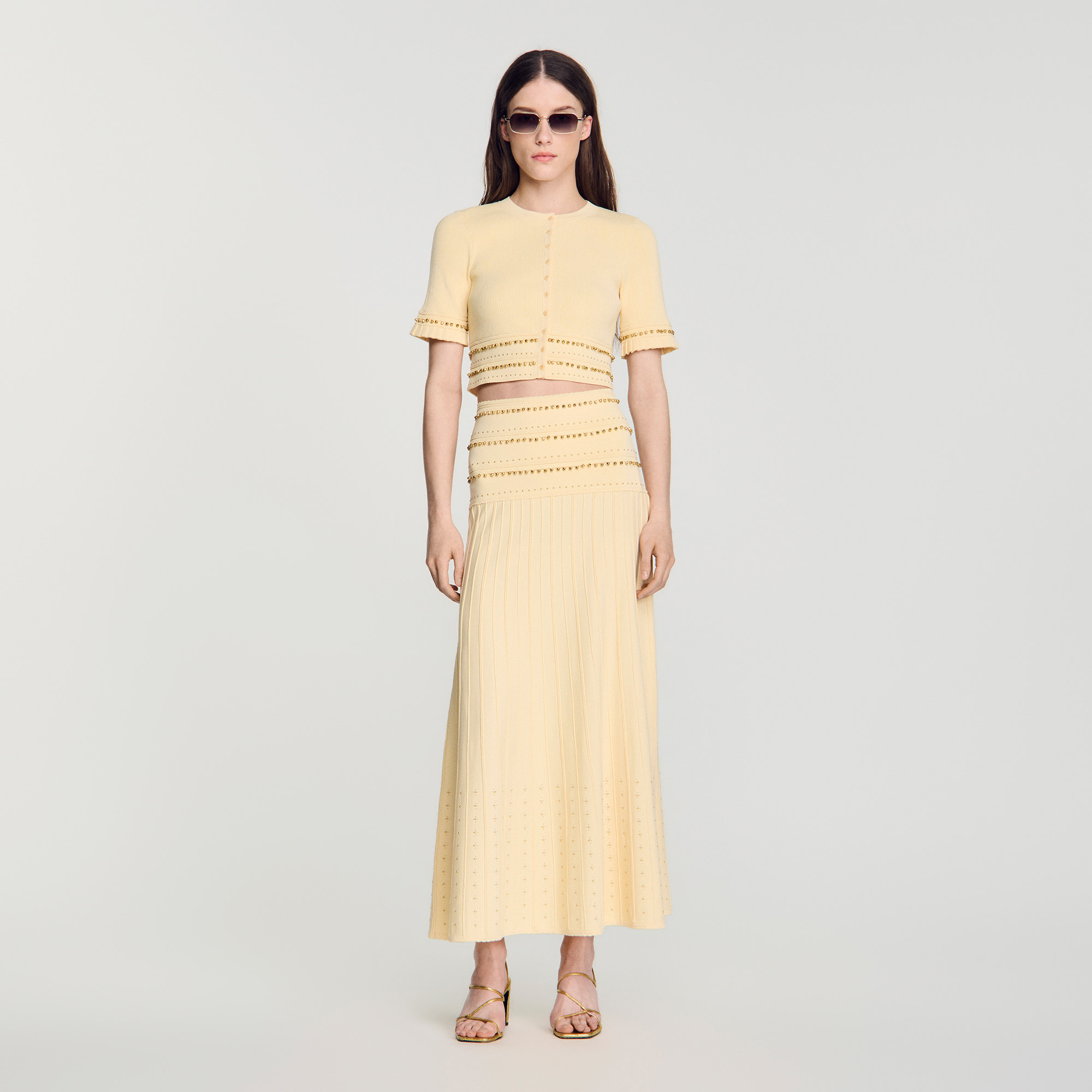 Maxi tassel skirt
