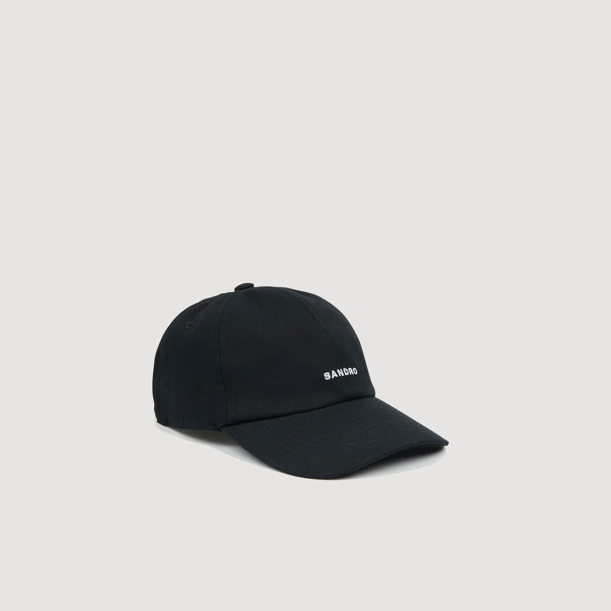 Sandro cotton Embroidery: Sandro men's cap â€¢ Cotton cap â€¢ Embroidered Sandro logo â€¢ Metal buckle on the back The cotton in this item was produced organically via a cultivation method that preserves biodiversity and bans the use of pesticides and GMOs