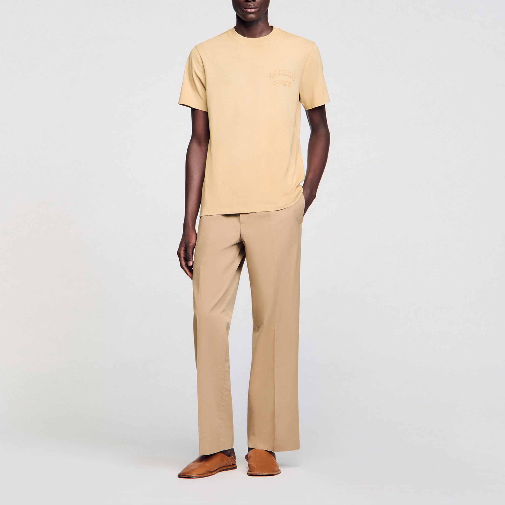 Worn-effect T-shirt