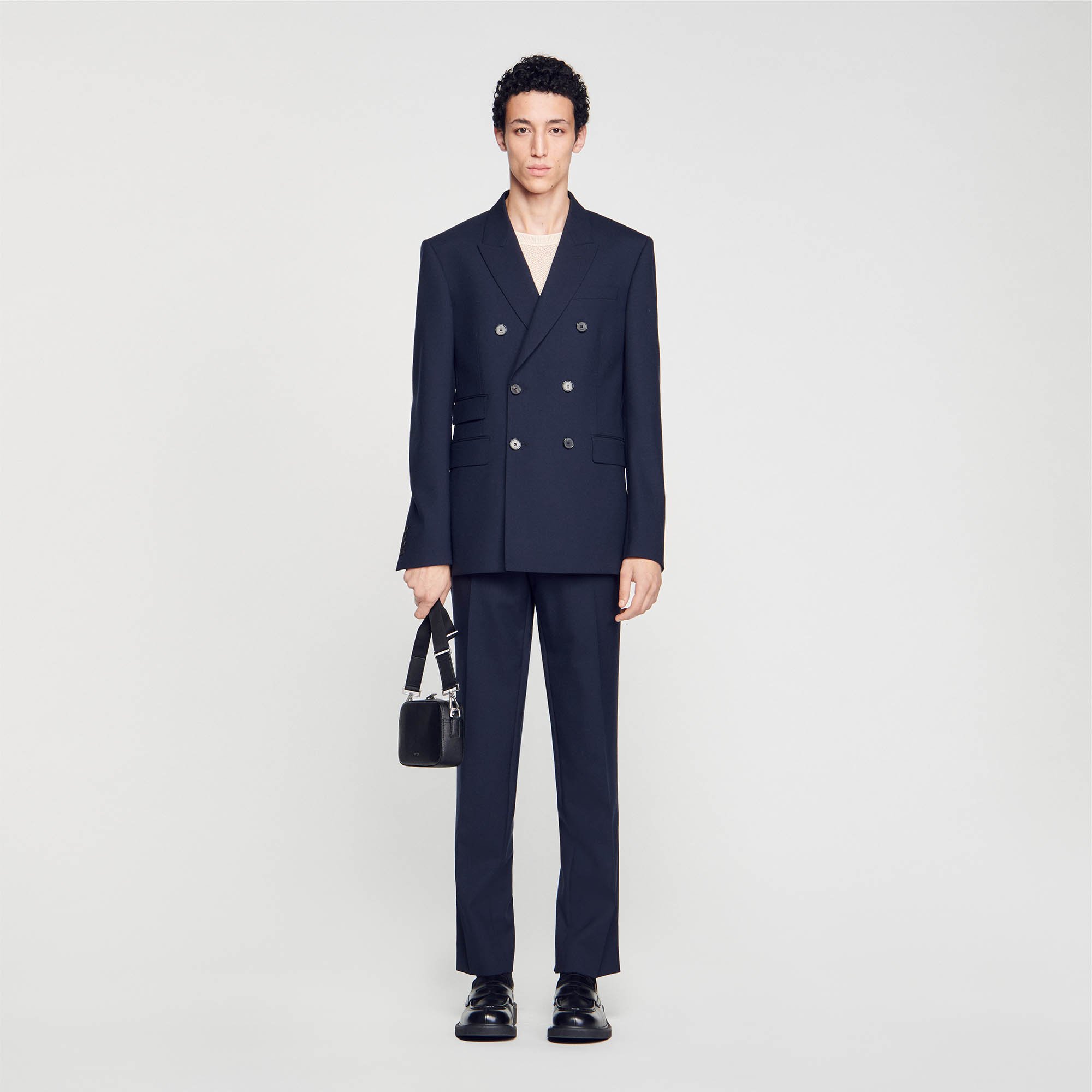 Sandro Double-breasted suit jacket