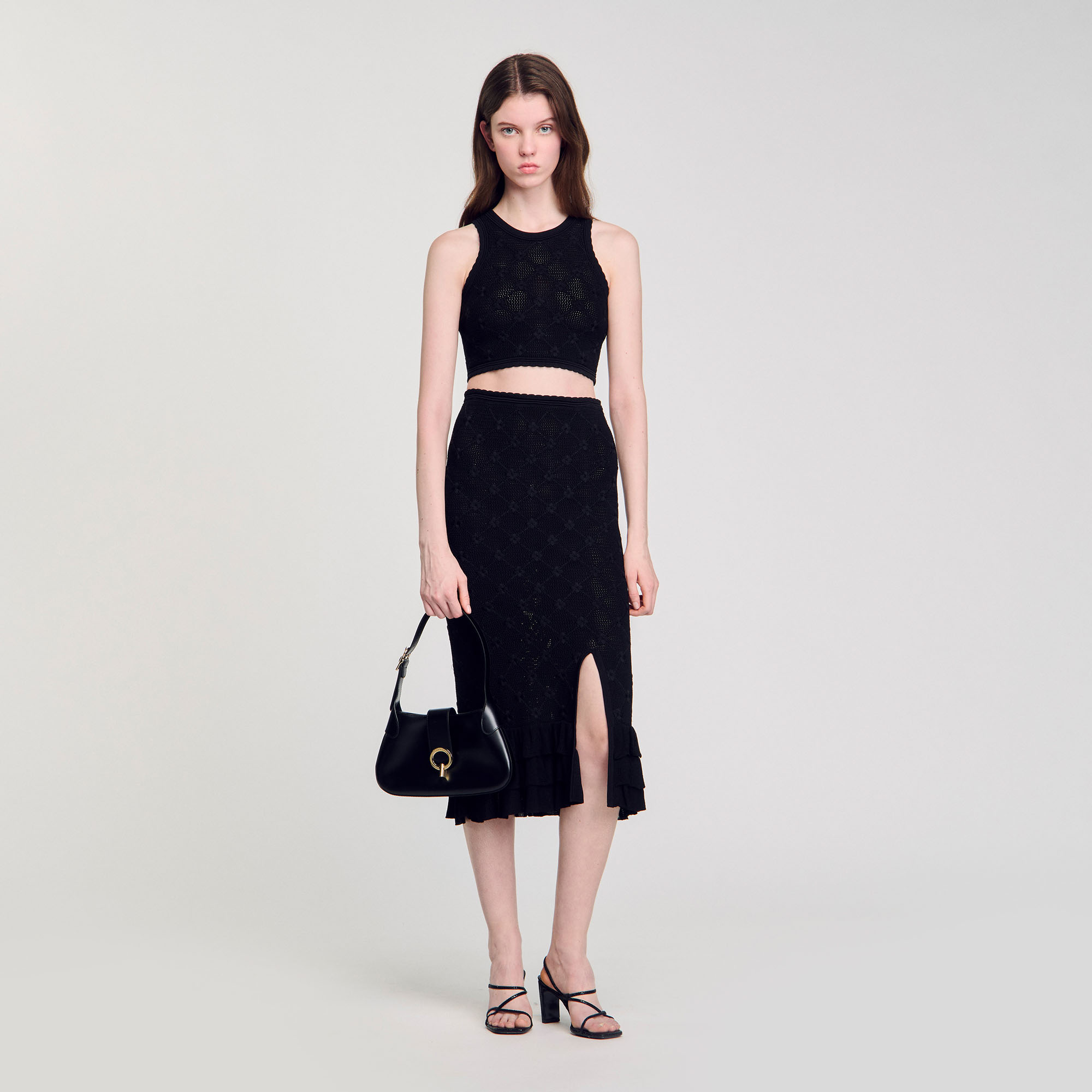 Sandro Decorative knit top