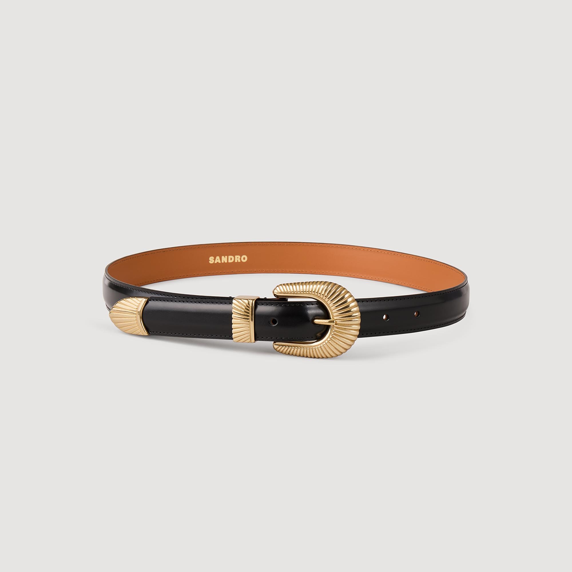 Leather belt